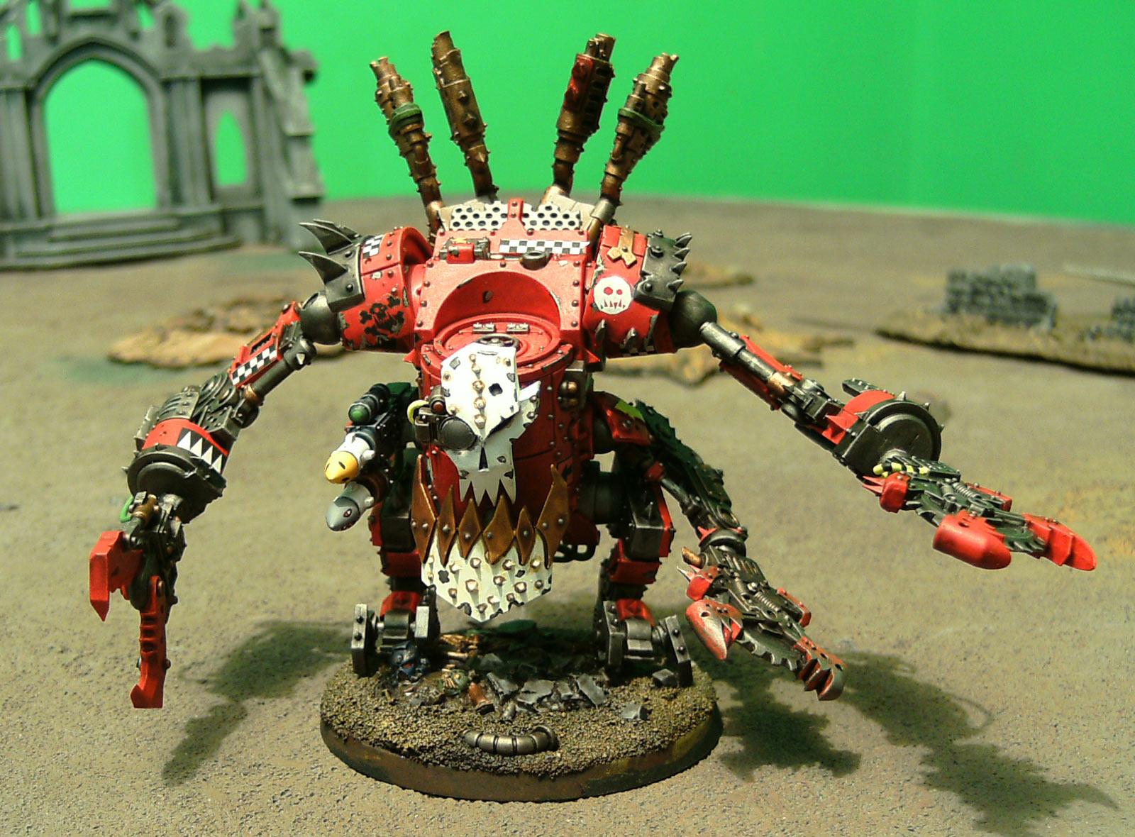 Deff Dread, Evil Suns, Evil Sunz, LED, Orks, Ouze, Walker, Warhammer 40,000