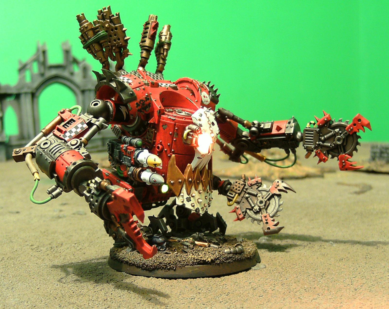 Deff Dread, Evil Suns, Evil Sunz, LED, Orks, Ouze, Walker, Warhammer 40,000