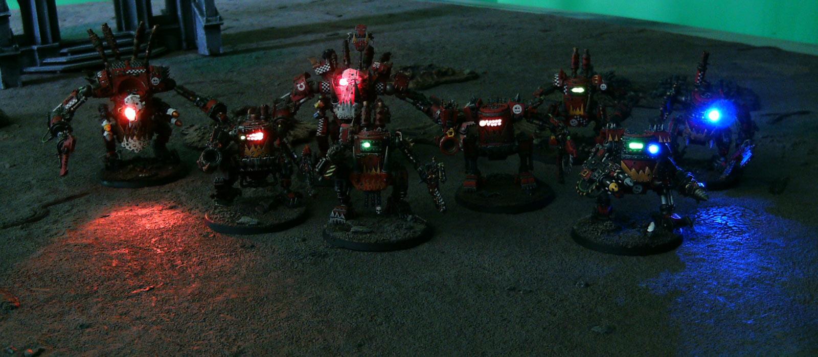 Deff Dread, Evil Suns, Evil Sunz, LED, Orks, Ouze, Walker, Warhammer 40,000
