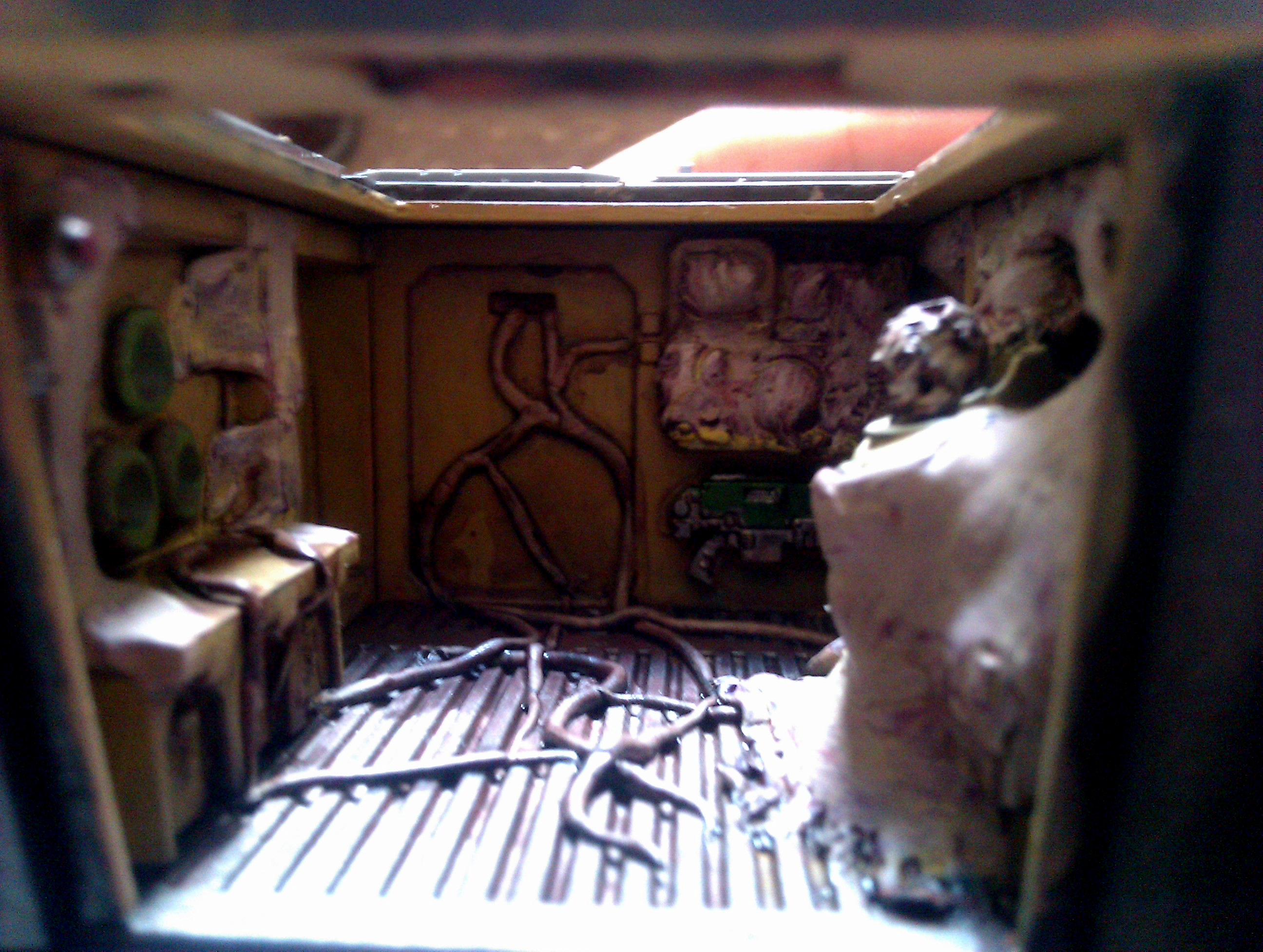 Chaos, Inside, Interior, Nurgle, Rhino, Space, Space Marines