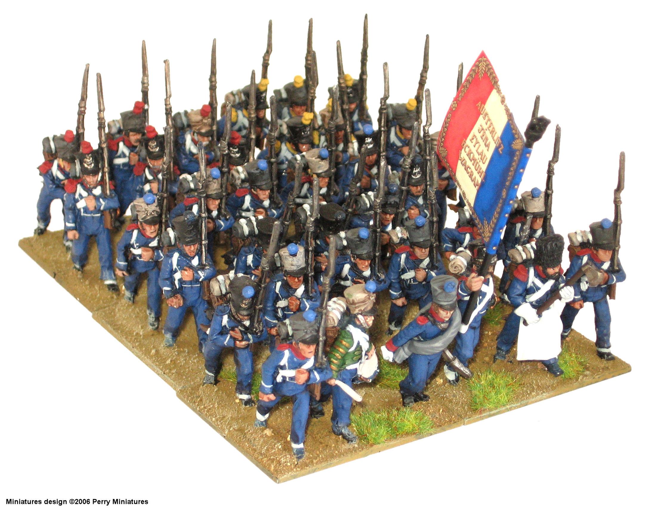 Battalion, French, Historical, Light, Napoleonic, Perry
