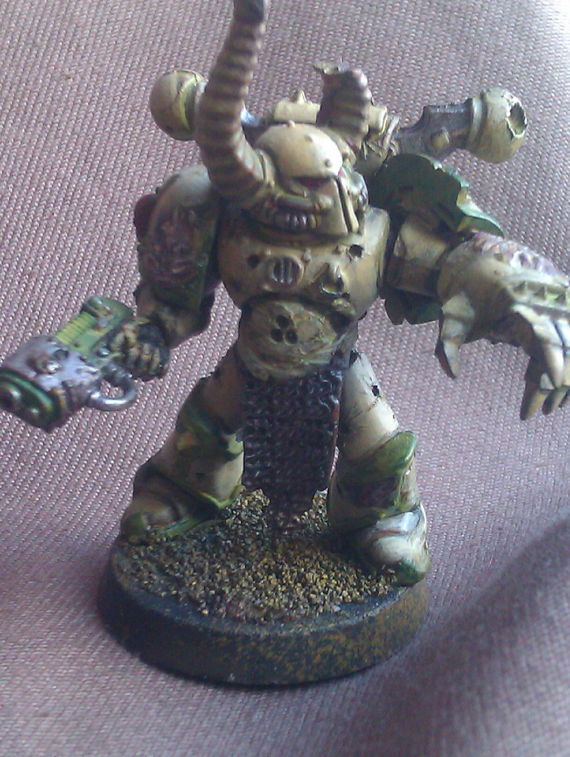 Aspiring Champion, Chaos, Fist, Nurgle, Power, Space, Space Marines