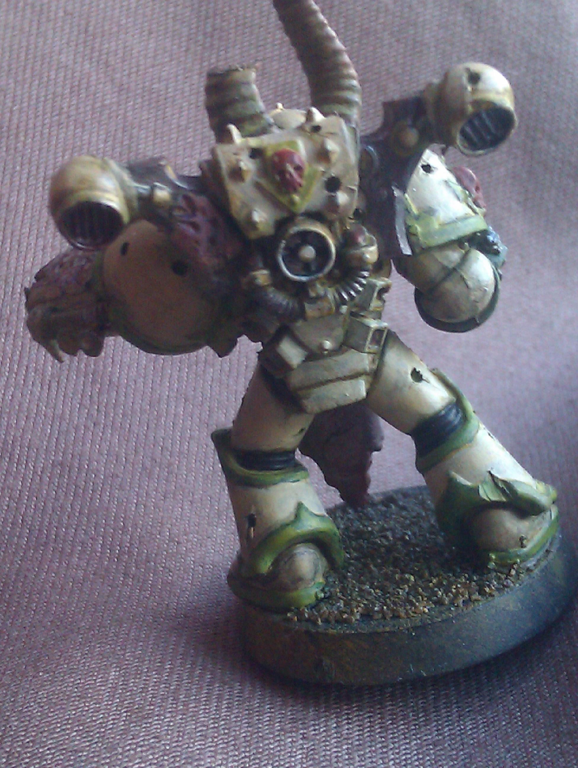 Aspiring Champion, Chaos, Fist, Nurgle, Power, Space, Space Marines