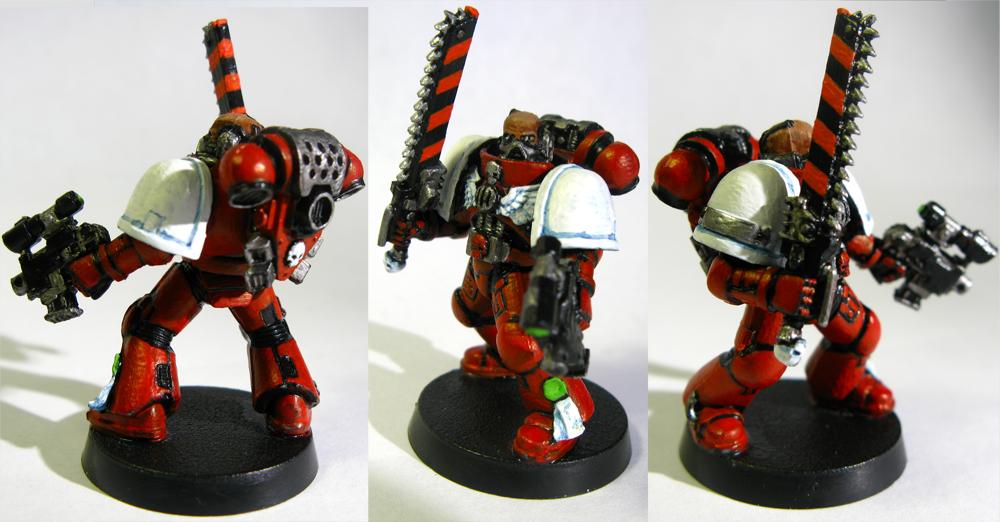 Infantry, Red, Space Marines, Warhammer 40,000