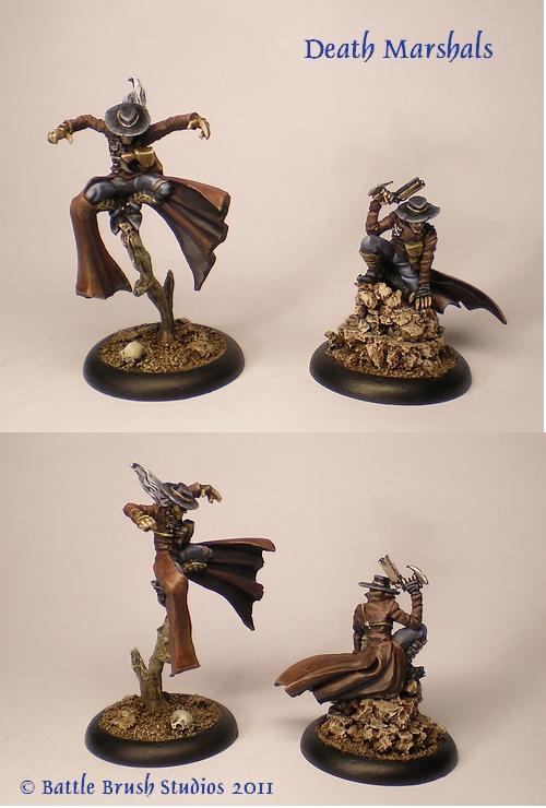 Austringer, Base, Battle Brush Studios, Commission, Conversion, Death Marshal, Enslaved Nephilim, Fancisco, Guild, Hans, Malifaux, Nino, Ortega, Perdita, Santiago, The Executioner, Wild West, Witchling Stalker, Wyrd