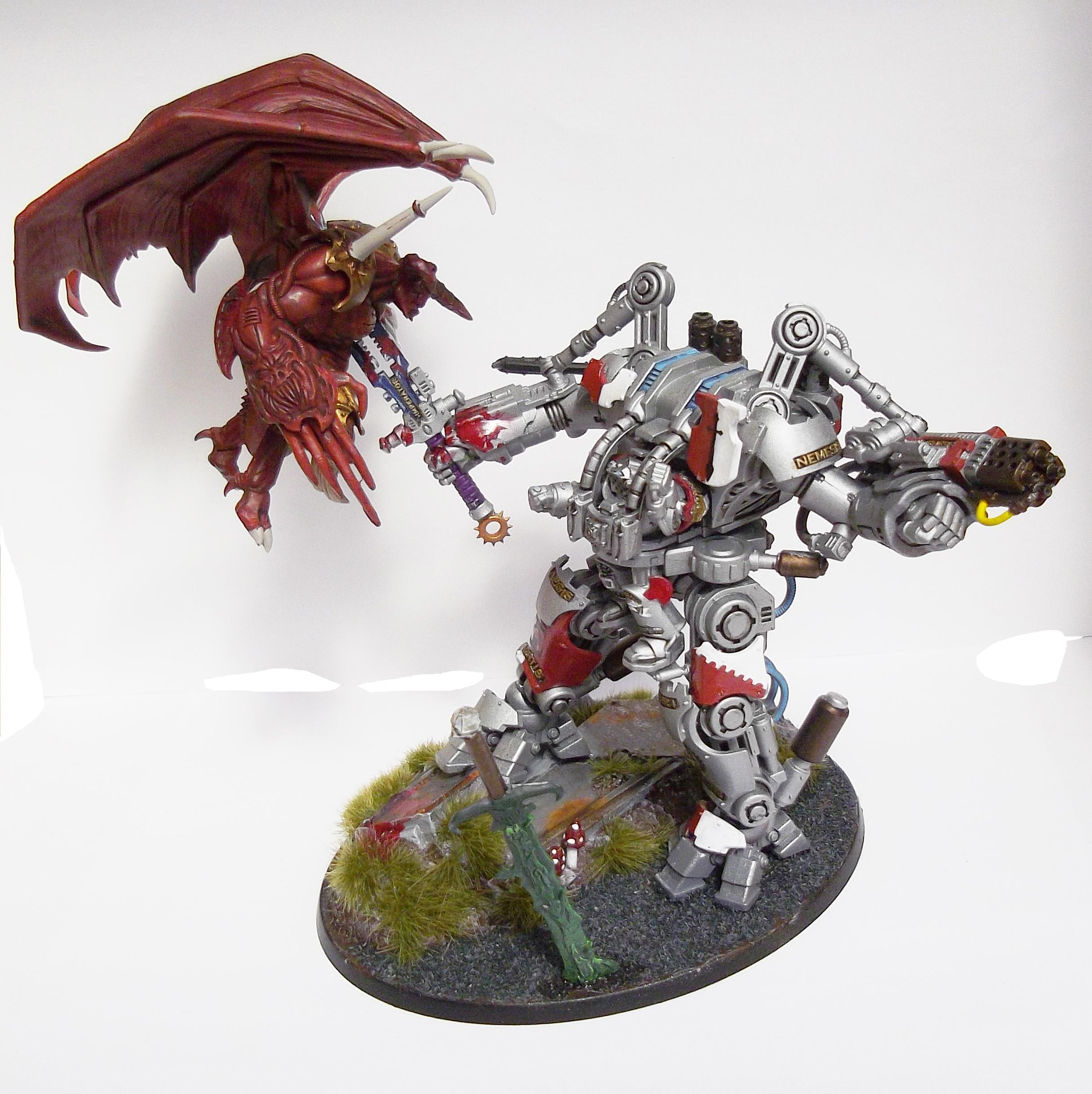 Chaos Abuse, Daemons, Dreadknight, Duel, Grey Knights