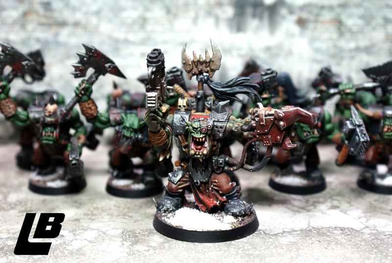 Nob, Orks, Warboss, Ork Warboss and Nobz