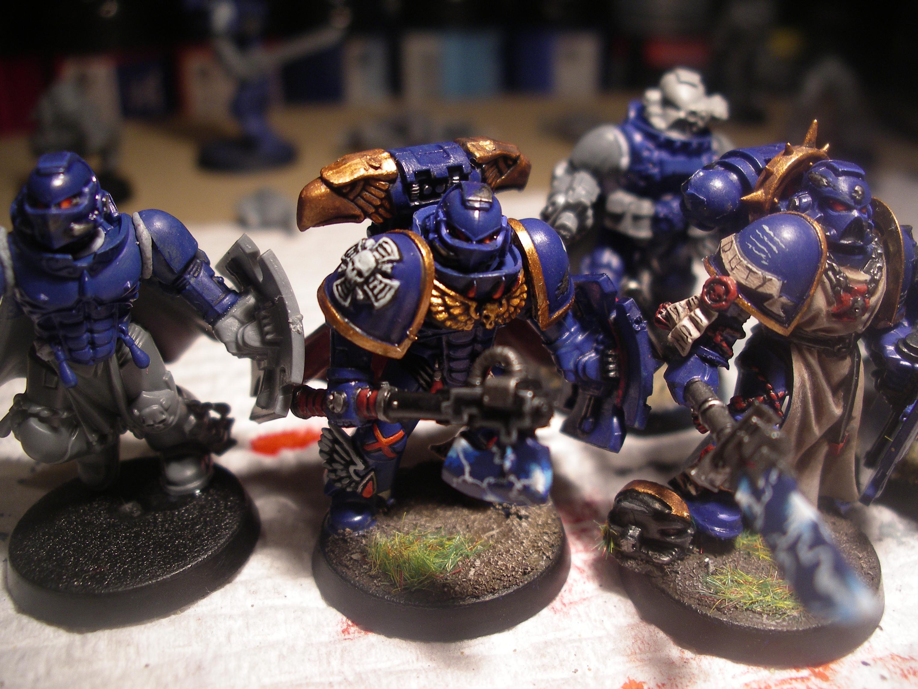 Space Marines, whole squad pic 2 - side 1