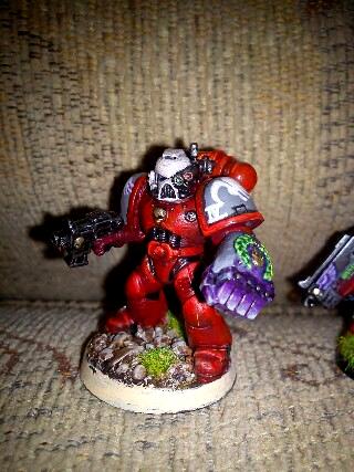 Power Fist, Red Raptors, Space Marines, Warhammer 40,000