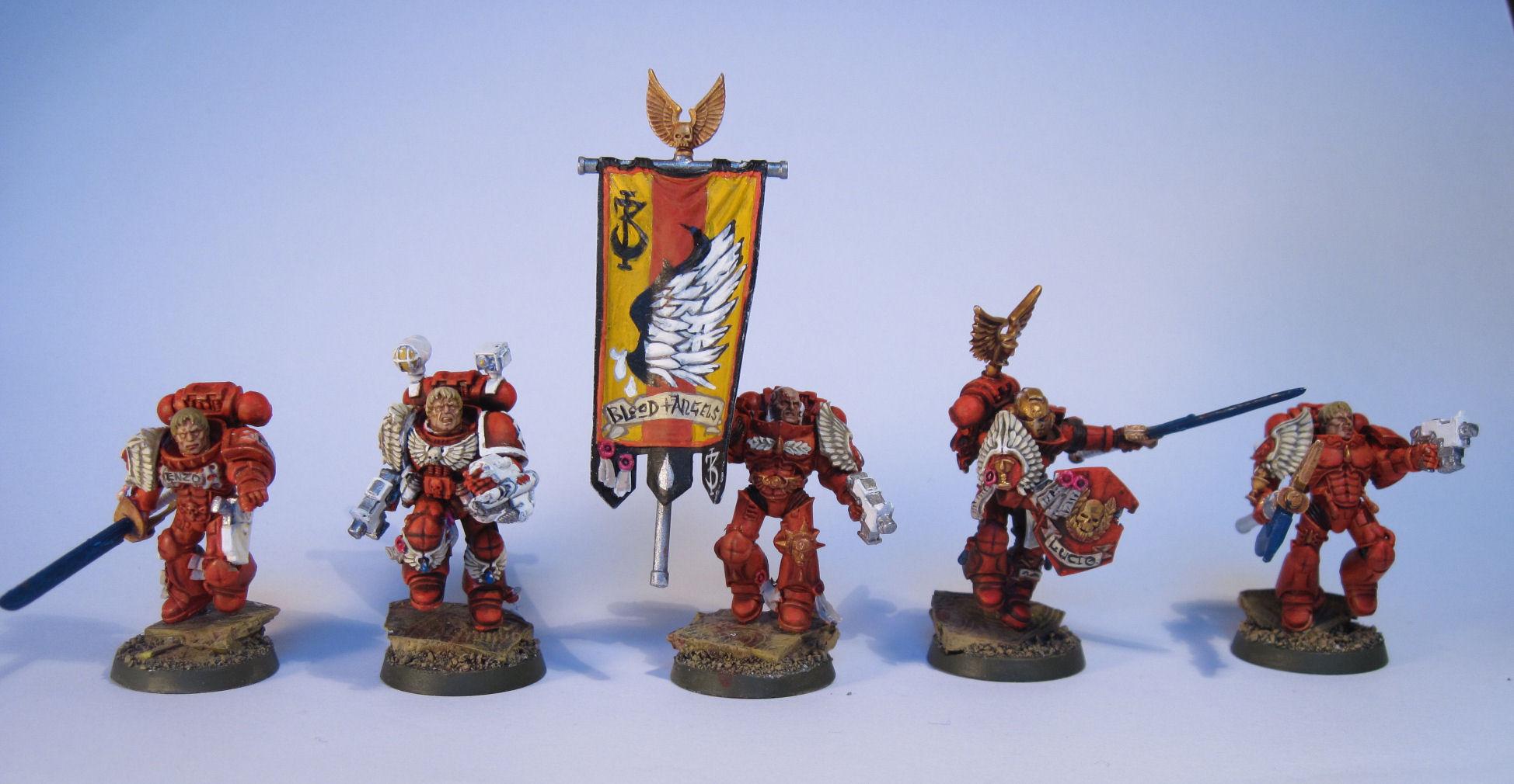 Blood Angels, Honour Guard, Warhammer 40,000, Work In Progress