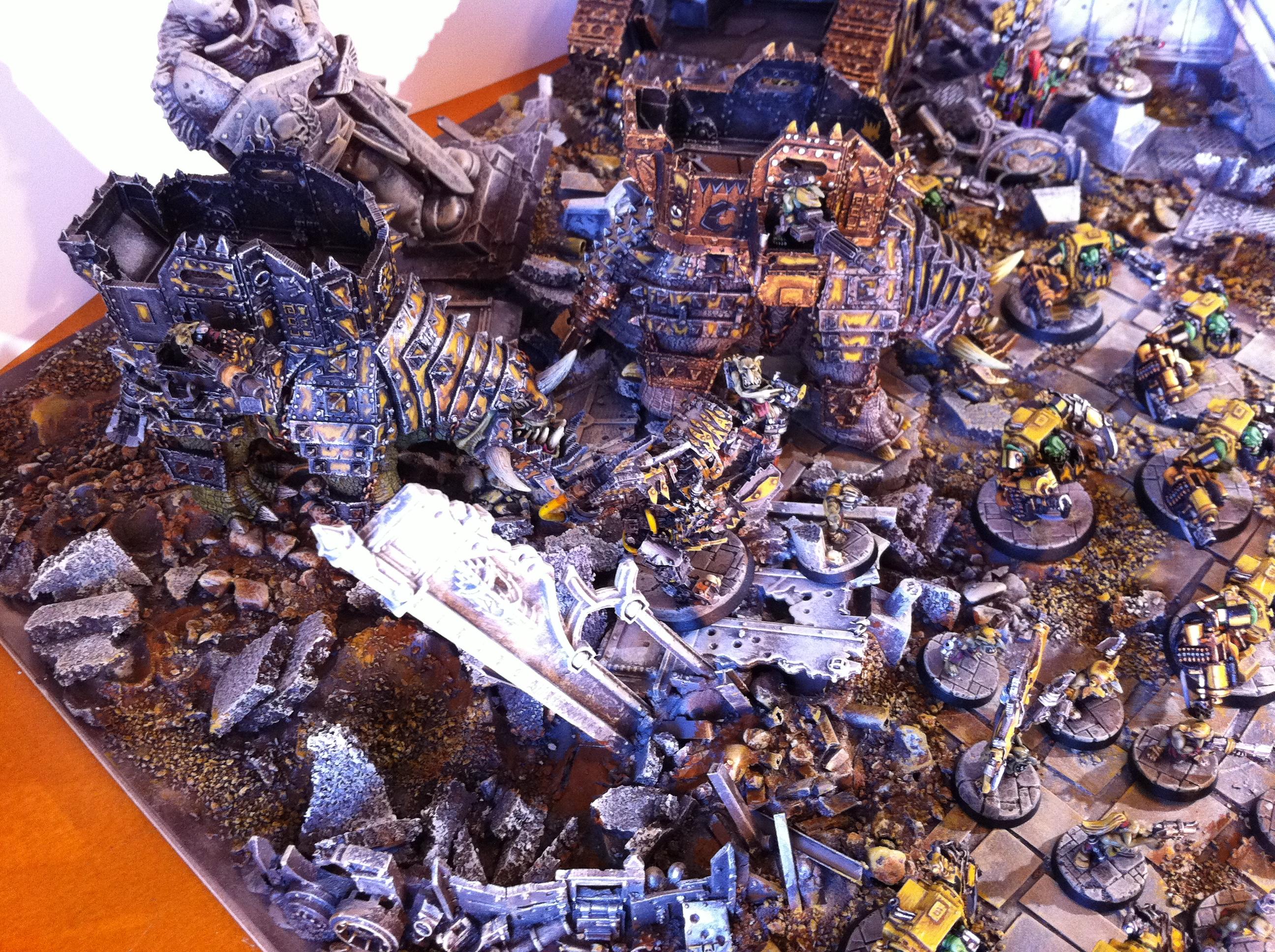 Diorama, Loadsa Models, Squiggoth, Warhammer 40,000