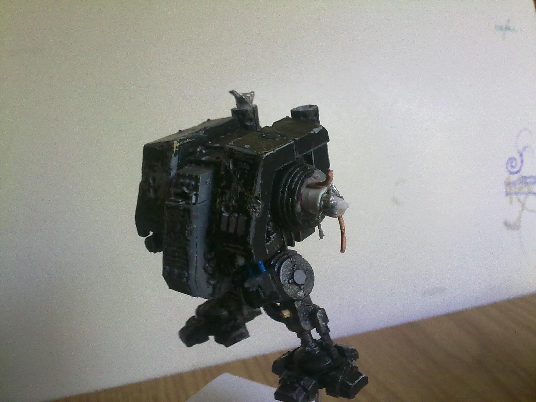 Dreadnought, Hazard Stripes, Iron Warriors