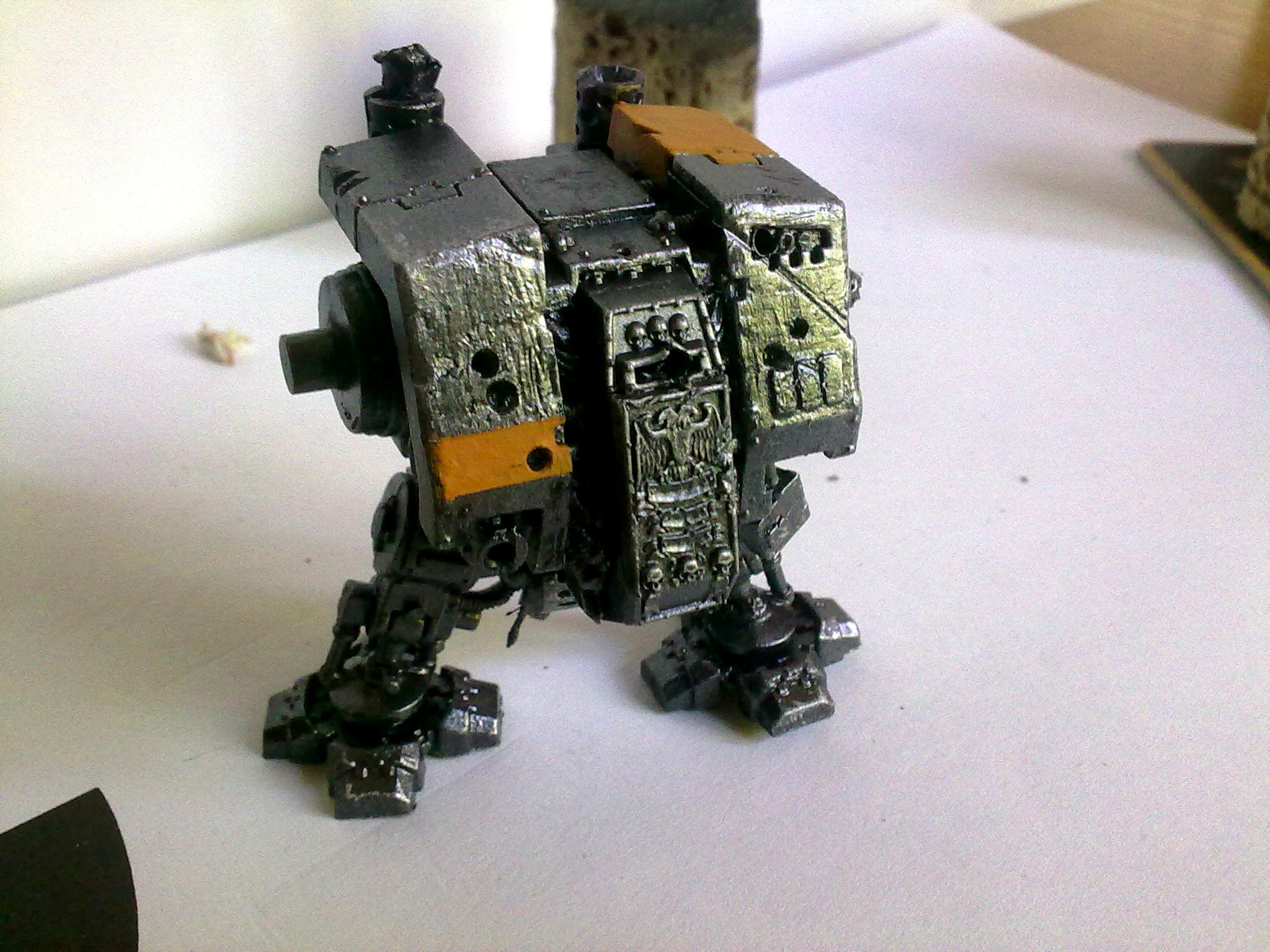 Dreadnought, Hazard Stripes, Iron Warriors
