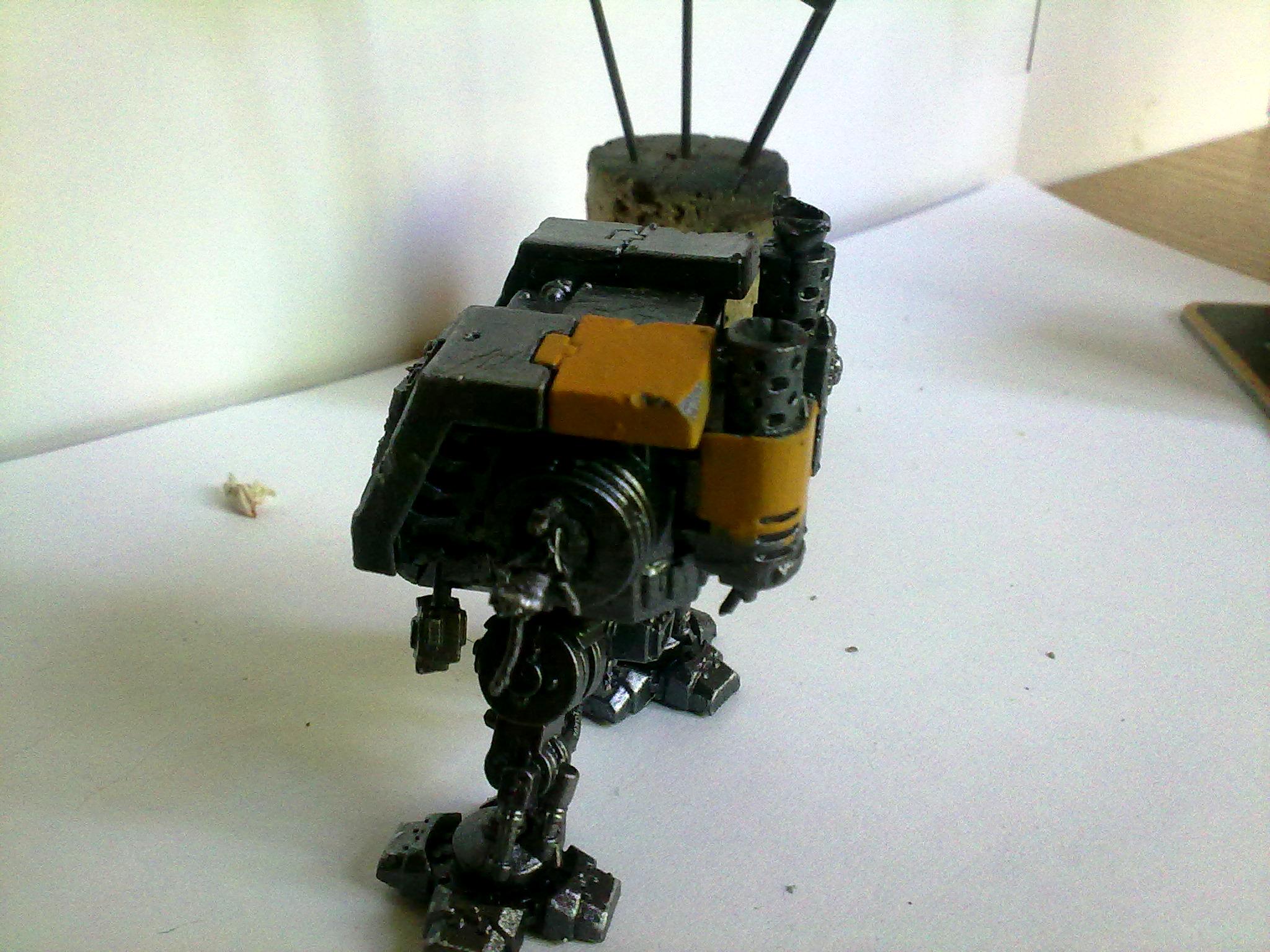 Dreadnought, Hazard Stripes, Iron Warriors