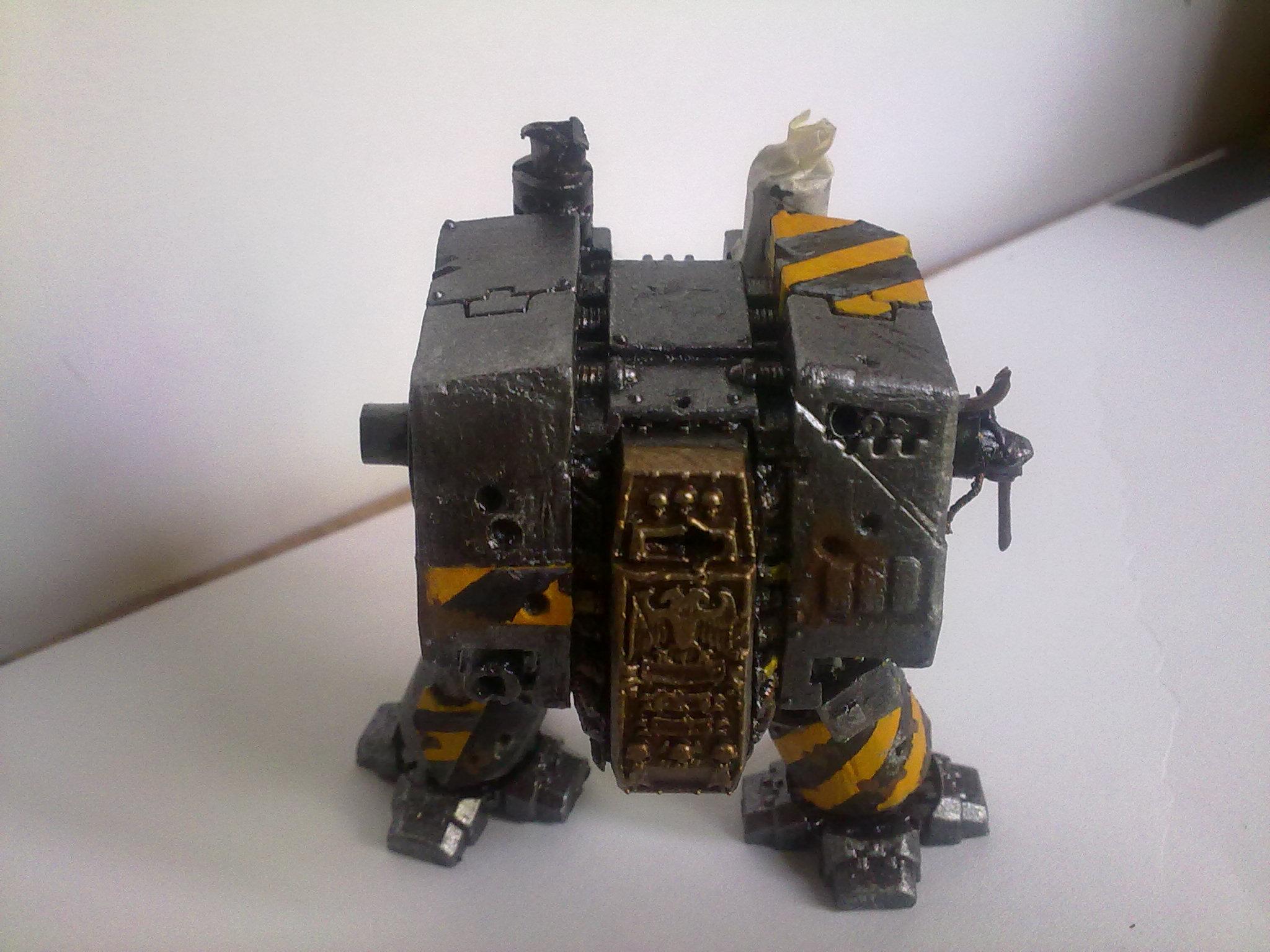 Dreadnought, Hazard Stripes, Iron Warriors
