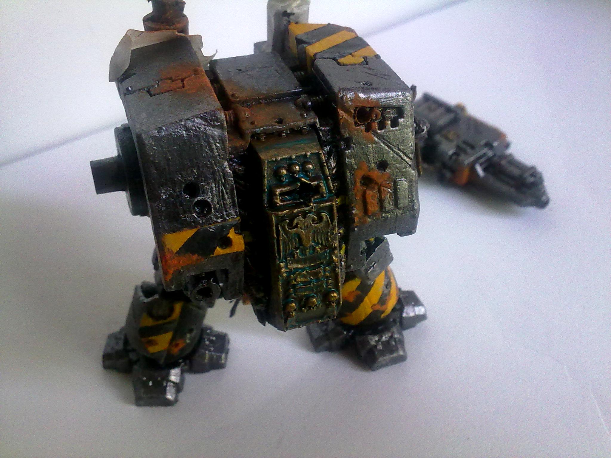 Dreadnought, Hazard Stripes, Iron Warriors