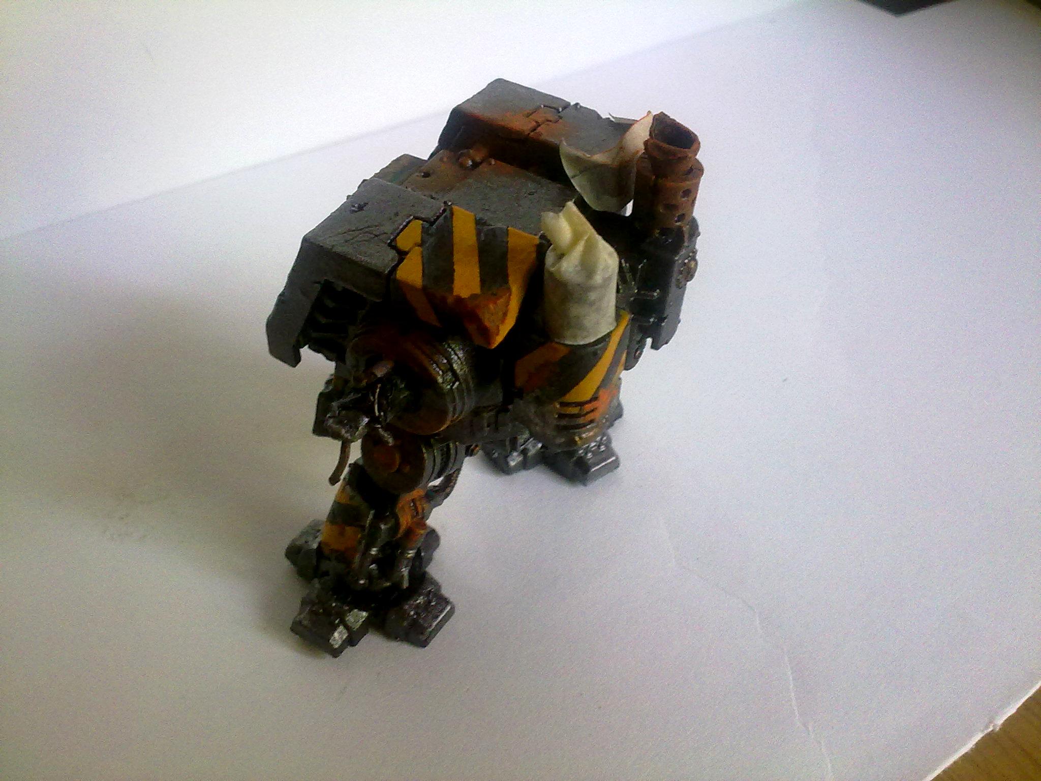 Dreadnought, Hazard Stripes, Iron Warriors