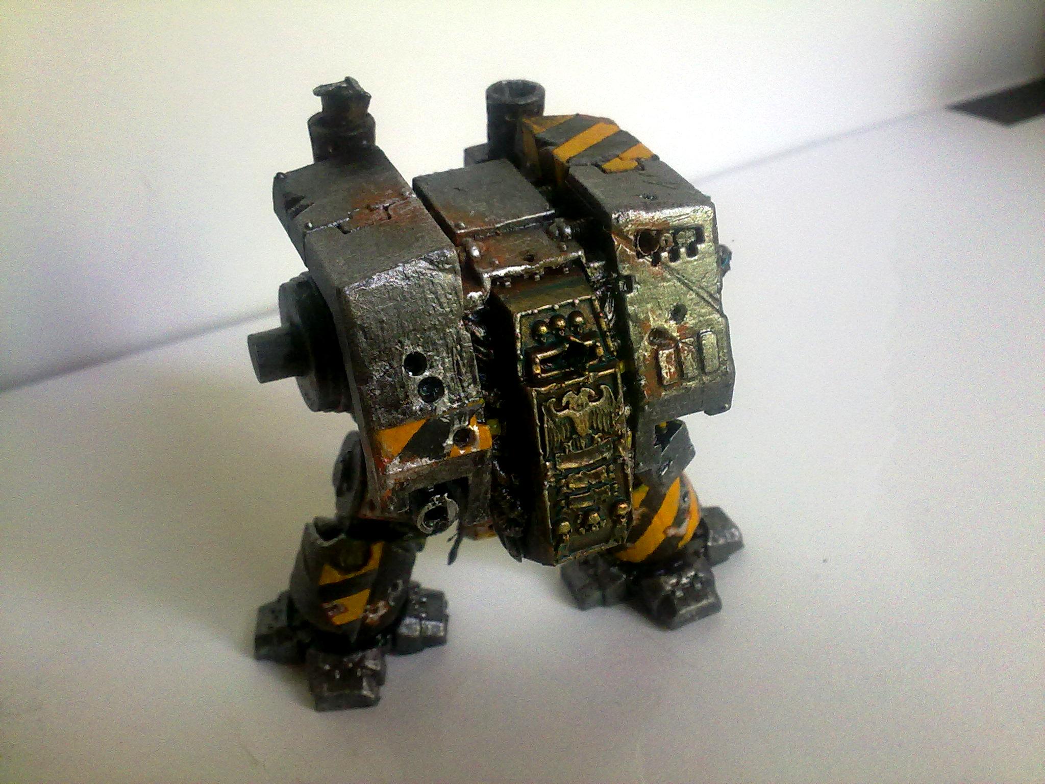 Dreadnought, Hazard Stripes, Iron Warriors