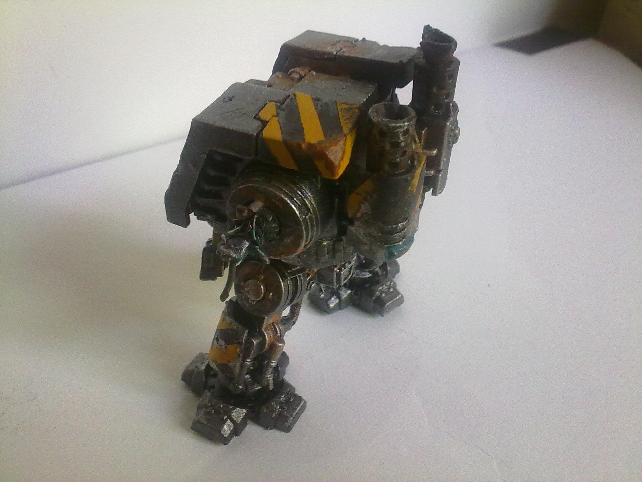 Dreadnought, Hazard Stripes, Iron Warriors