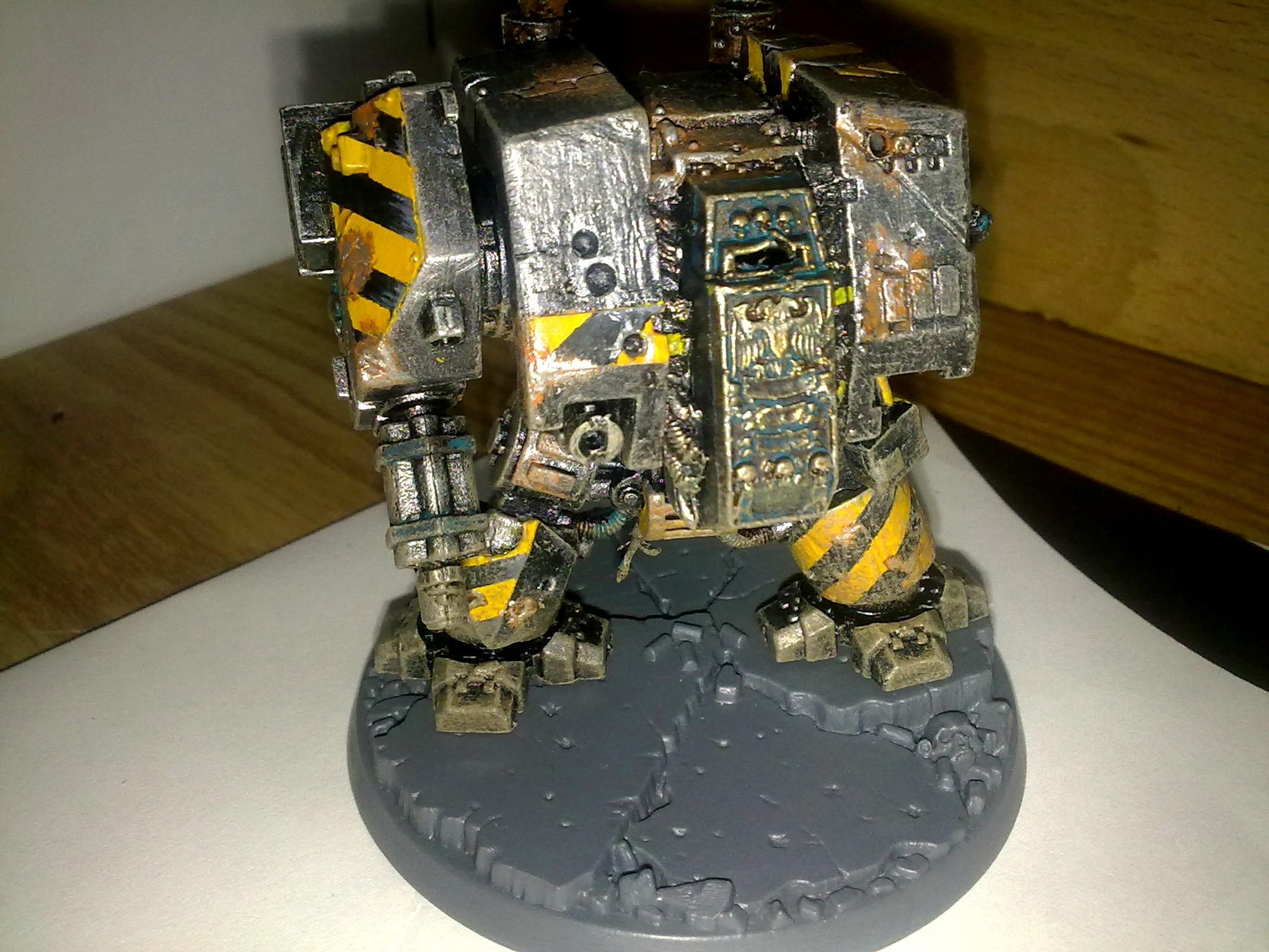 Dreadnought, Hazard Stripes, Iron Warriors