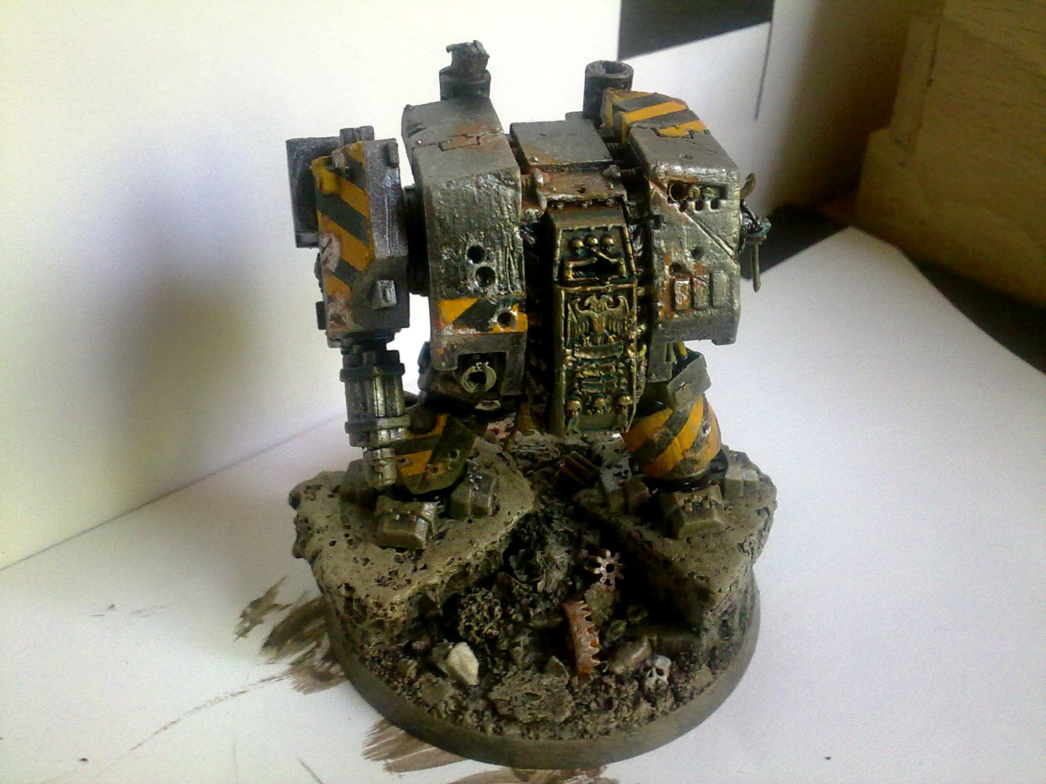 Dreadnought, Hazard Stripes, Iron Warriors