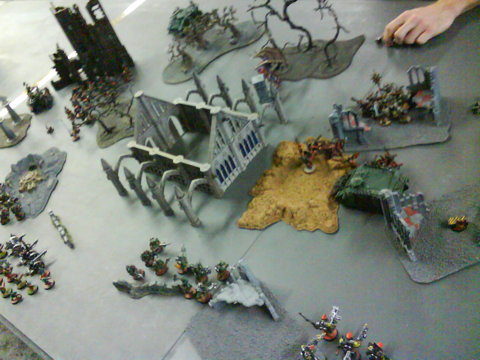 Kannons destroy a Rhino, igniting the ammunition and fuel and causing it to explode
