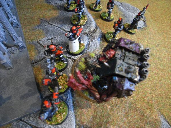 Adeptus Arbites, Battle Report, Chaos Dreadnought