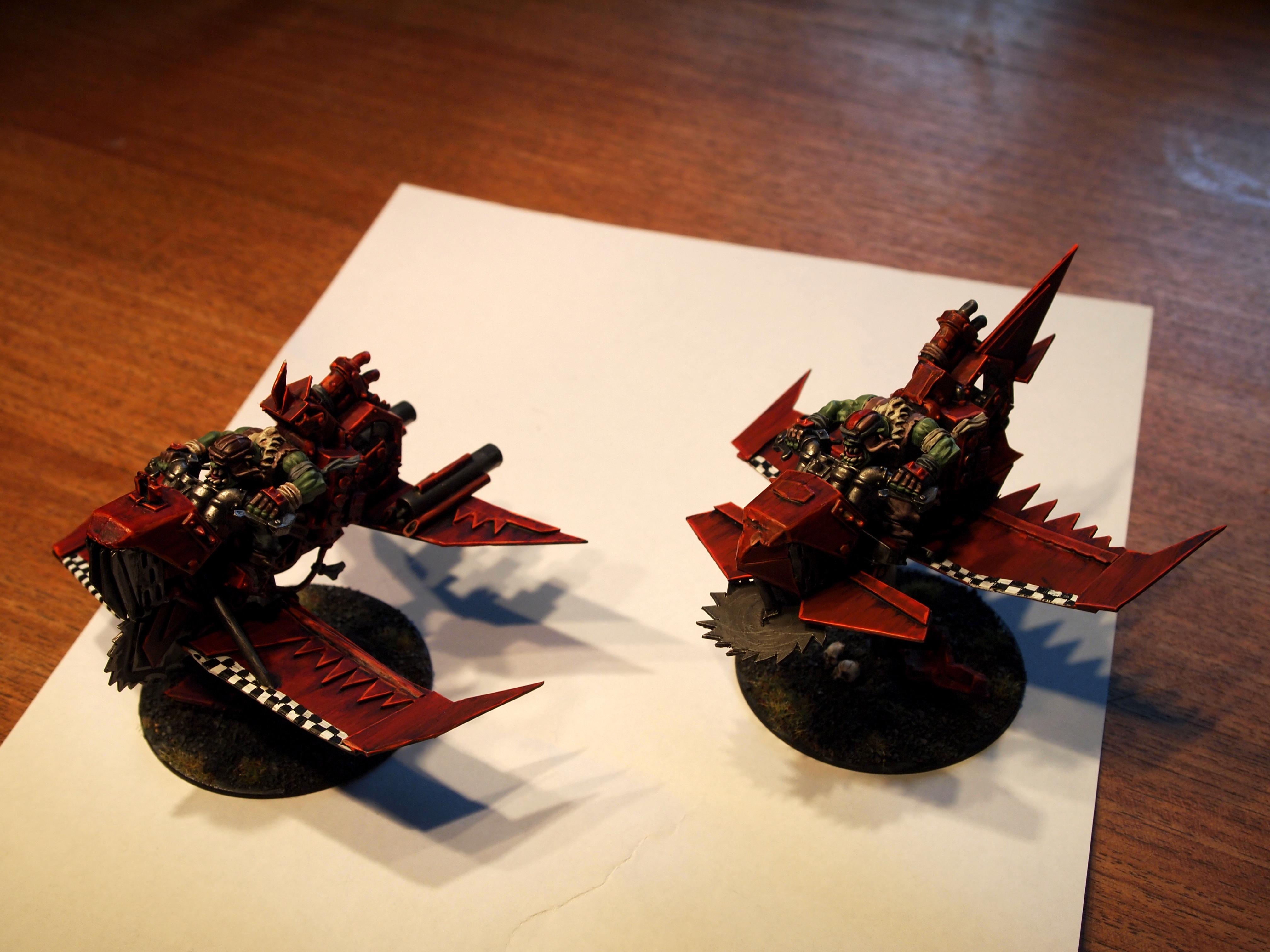 Conversion, Custom, Deffkopta, Games Workshop, Orks, Painted, Warhammer 40,000