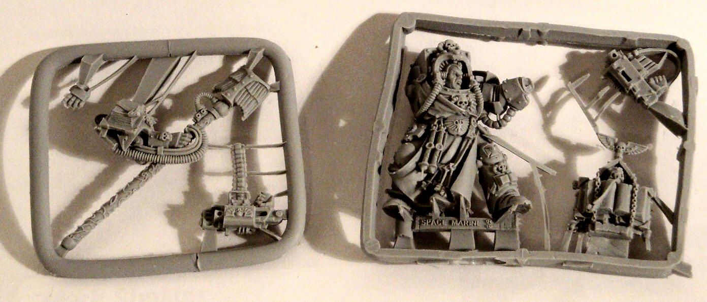 Fine Cast Terminator Librarian on Sprue