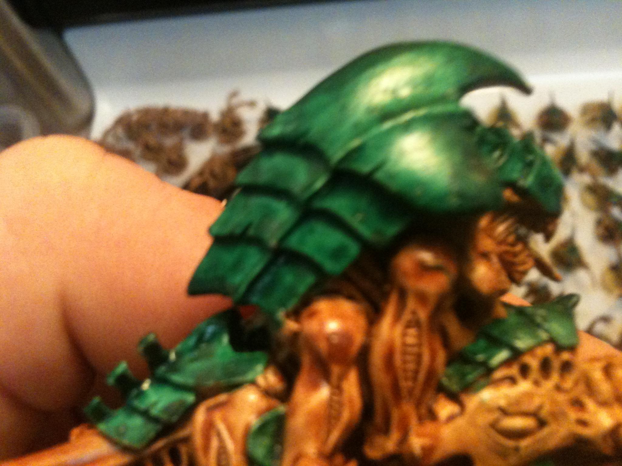 Here it is on a hive guard for more area