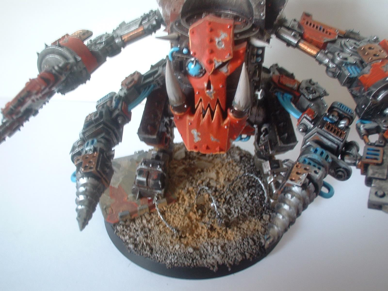 Snuck a Space Wolf door onto the base, in expectation of facing my brothers Wolves and (hopefully) destroying loads of stuff