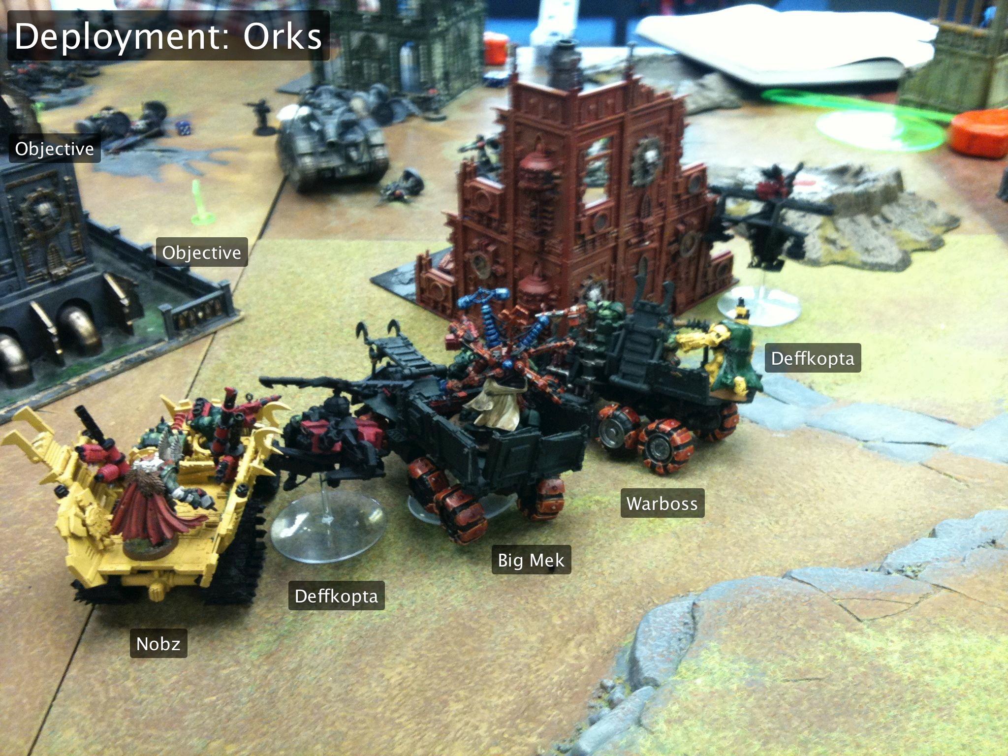 Battle Report, Da Dark Angelz, Imperial Guard, Orks