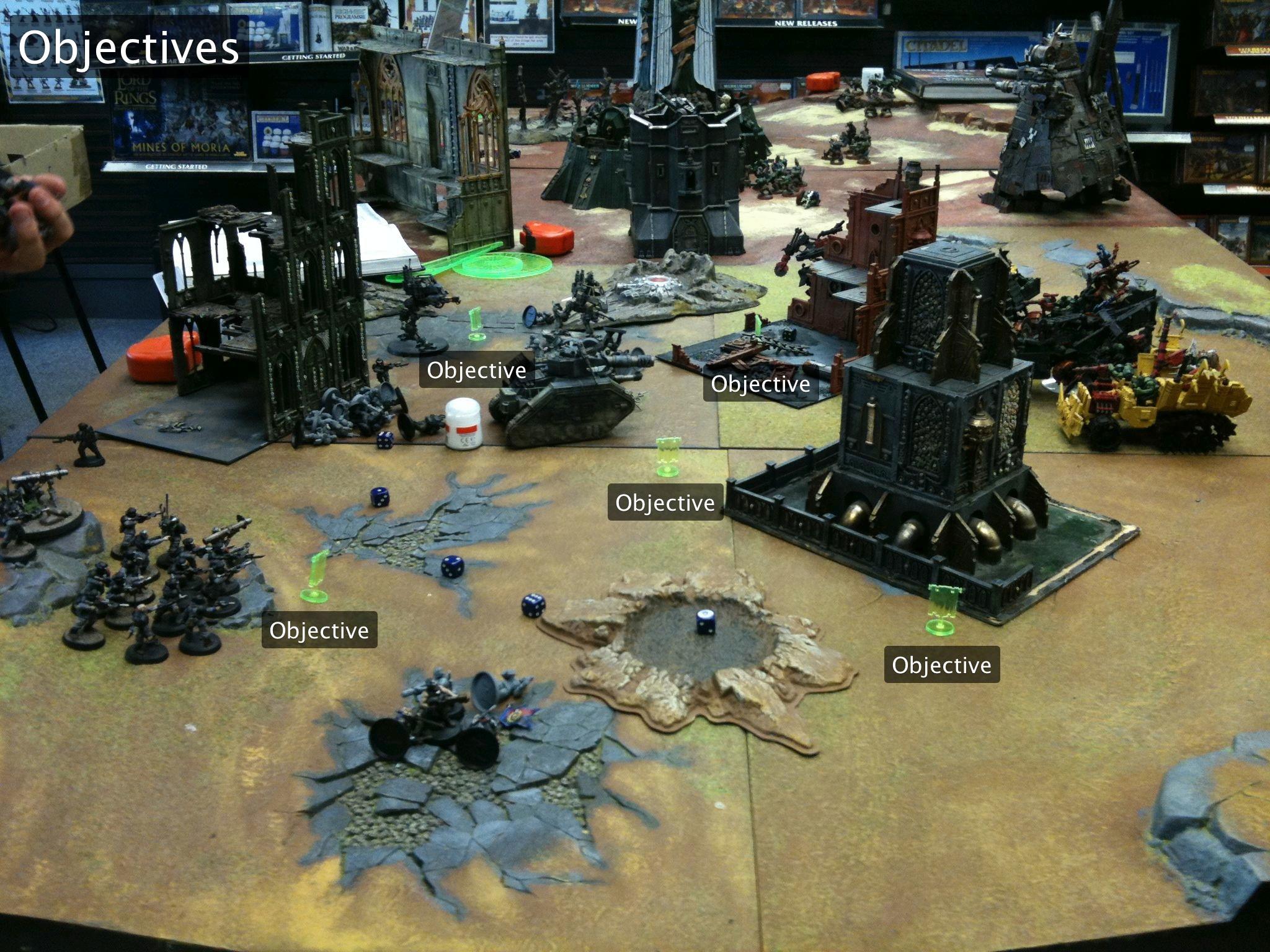 Battle Report, Da Dark Angelz, Imperial Guard, Orks