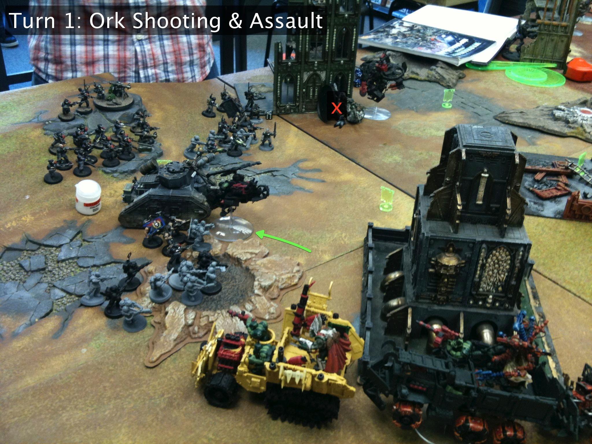 Battle Report, Da Dark Angelz, Imperial Guard, Orks