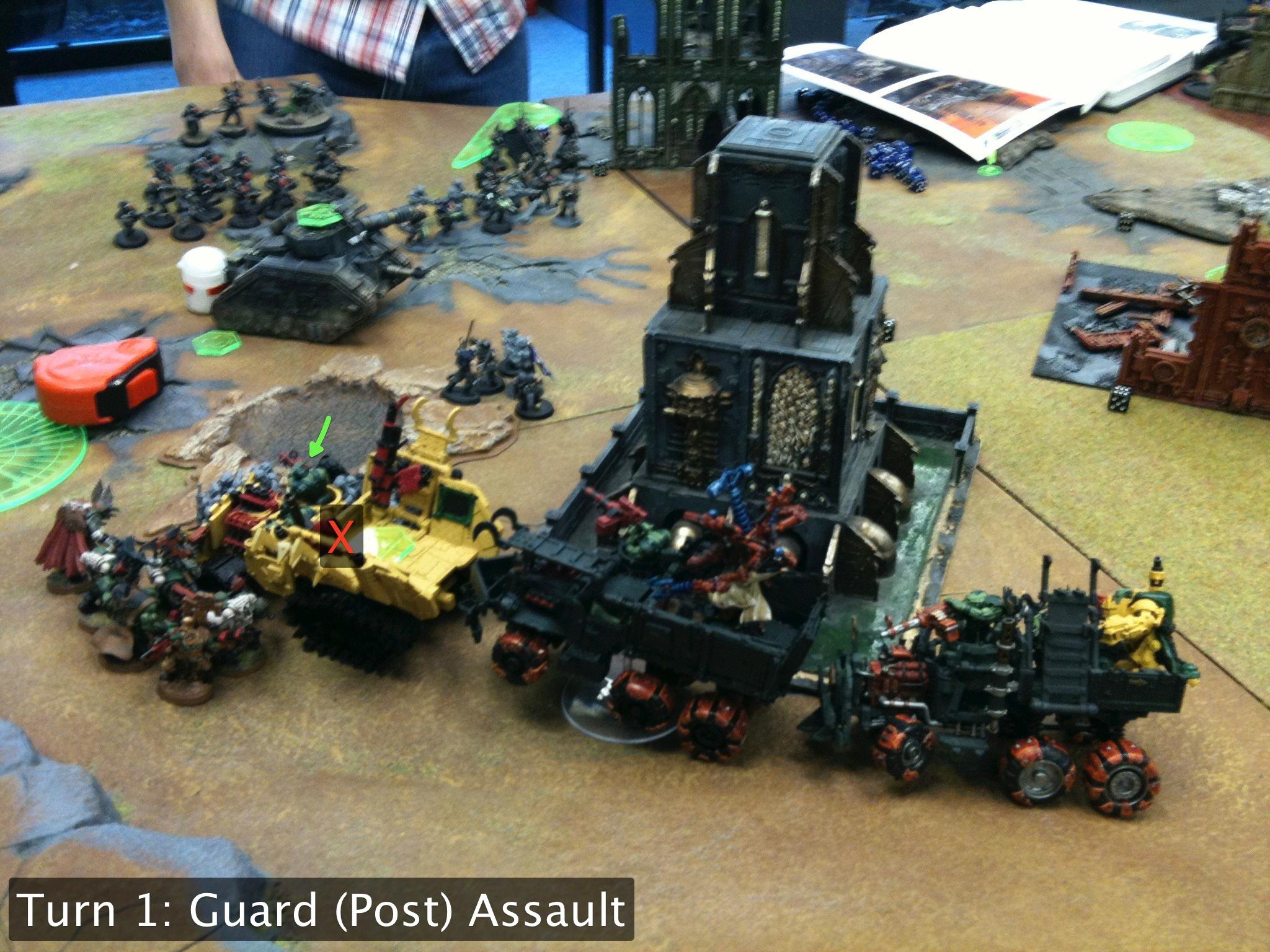 Battle Report, Da Dark Angelz, Imperial Guard, Orks
