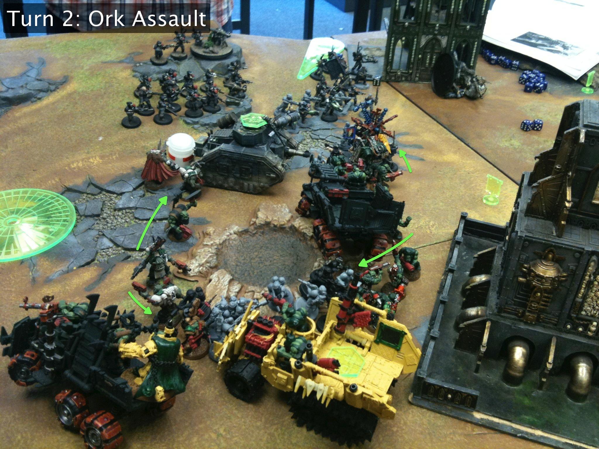 Battle Report, Da Ork Angelz, Imperial Guard, Orks