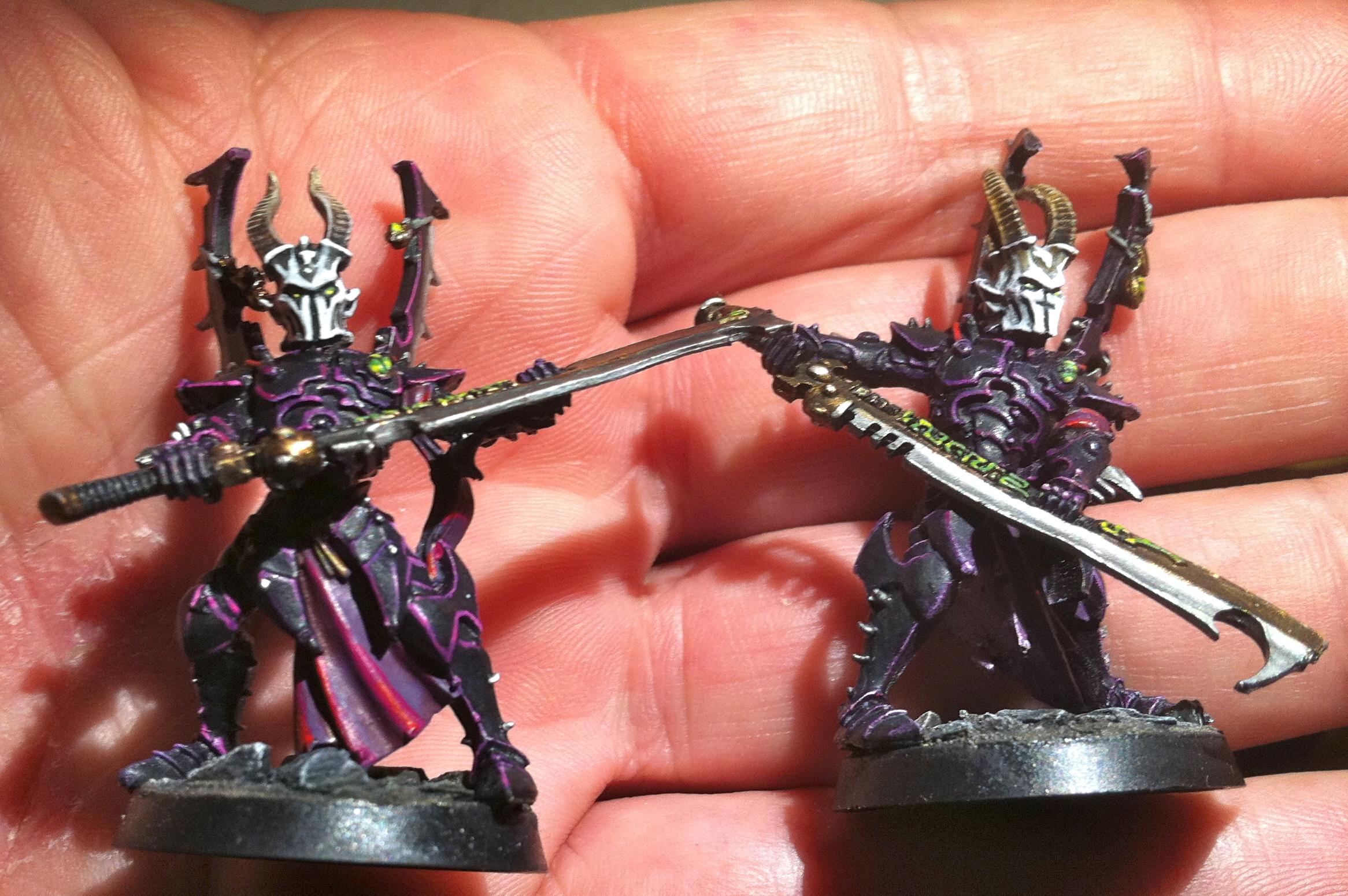 Dark Eldar, Dark Eldars, Incubi, Work In Progress