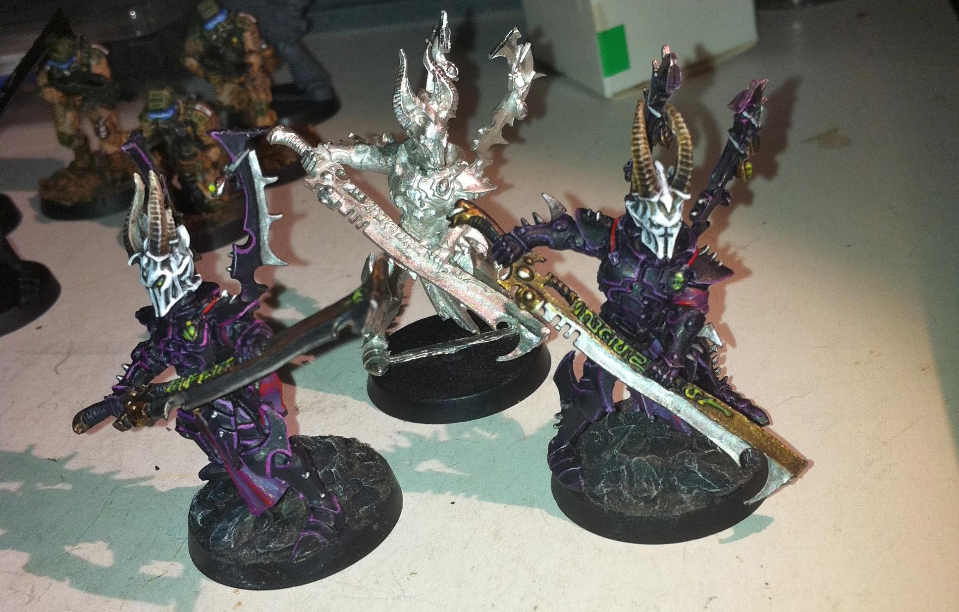 Dark Eldars, Incubi, Work In Progress