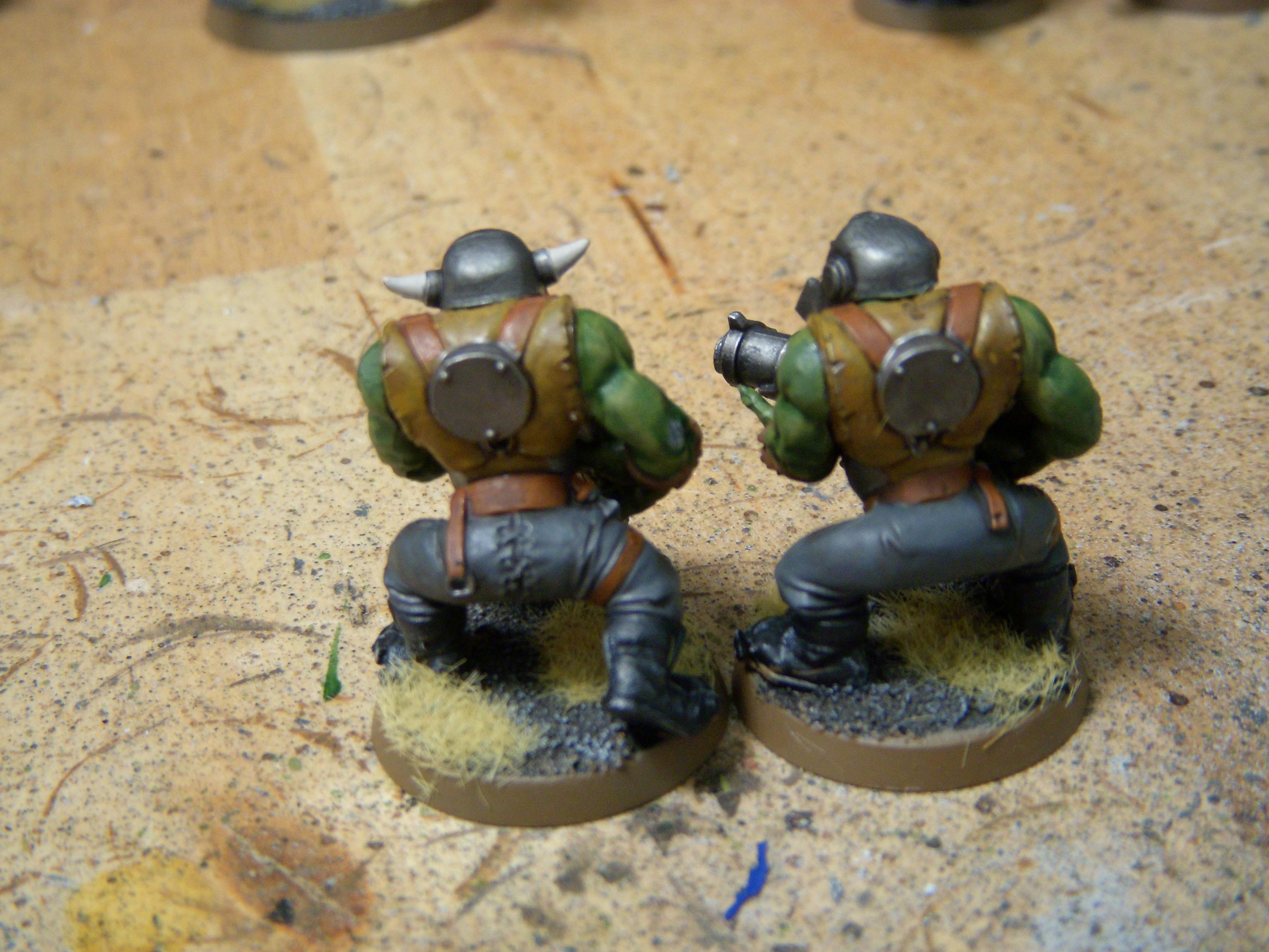 Bad Moon Orks, Imperial Guard Mordian Iron Guard Bad Moon Orks, Mordian Imperial Guard, Orks