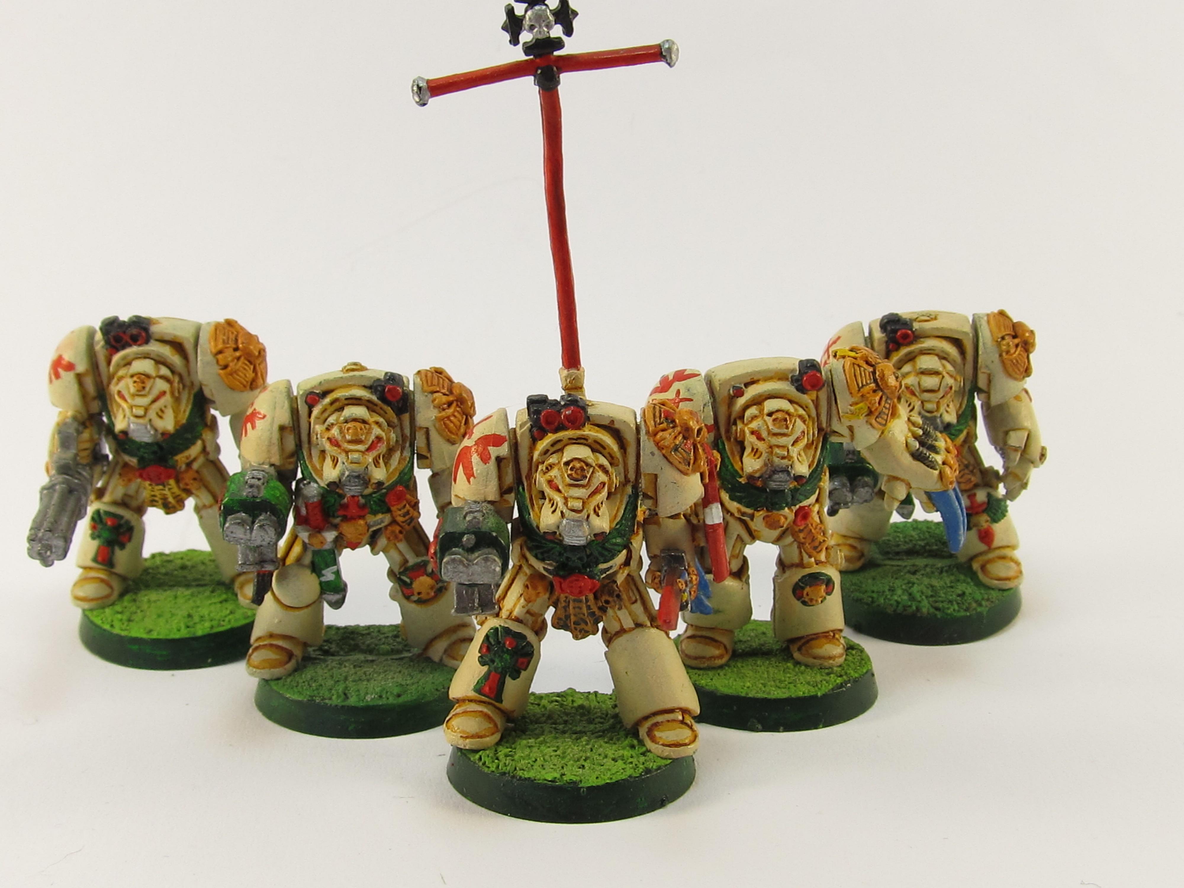 Dark Angels, Deathwing, Painted Around 1996 To 1999, Terminator Armor