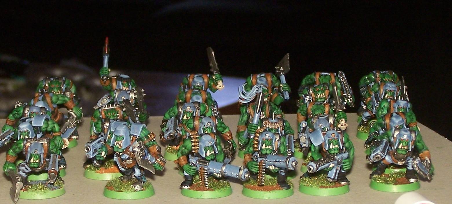 Blood Axe, Boy, Orks, Slugga