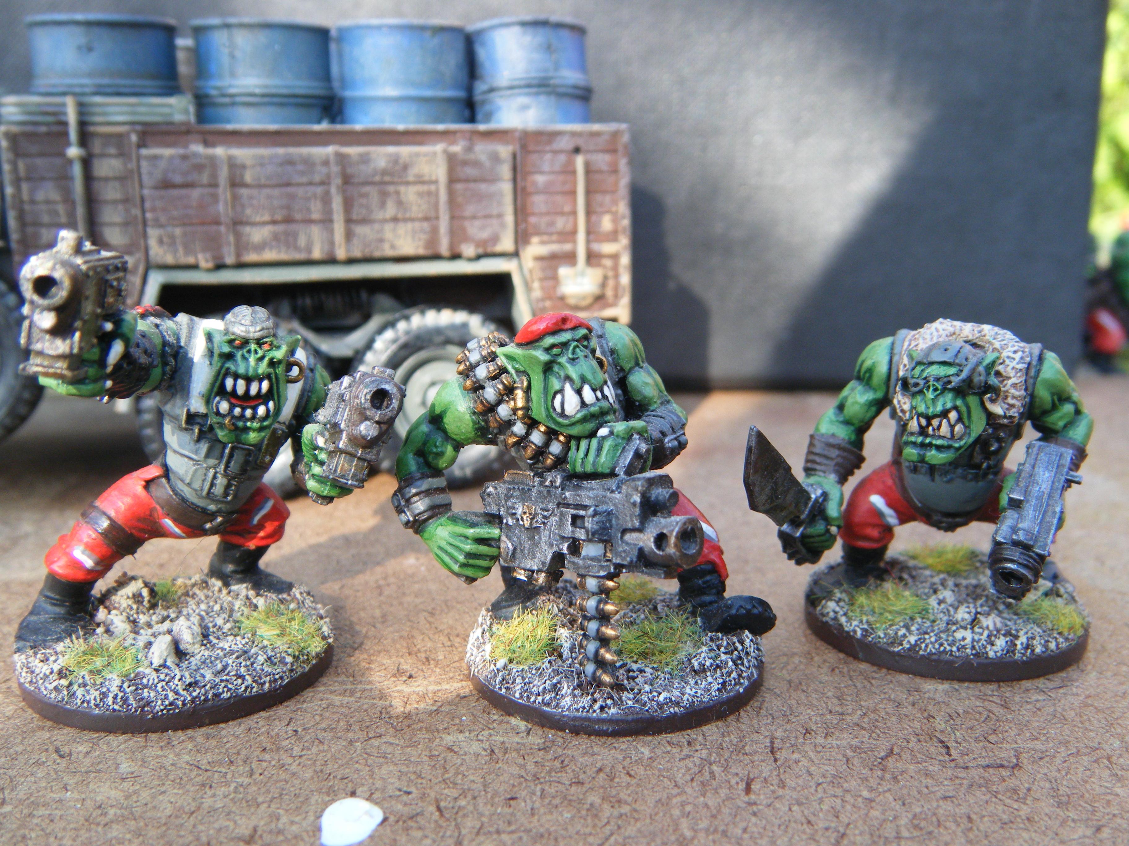 Downed ork pilot, eavy boy and slugga boy