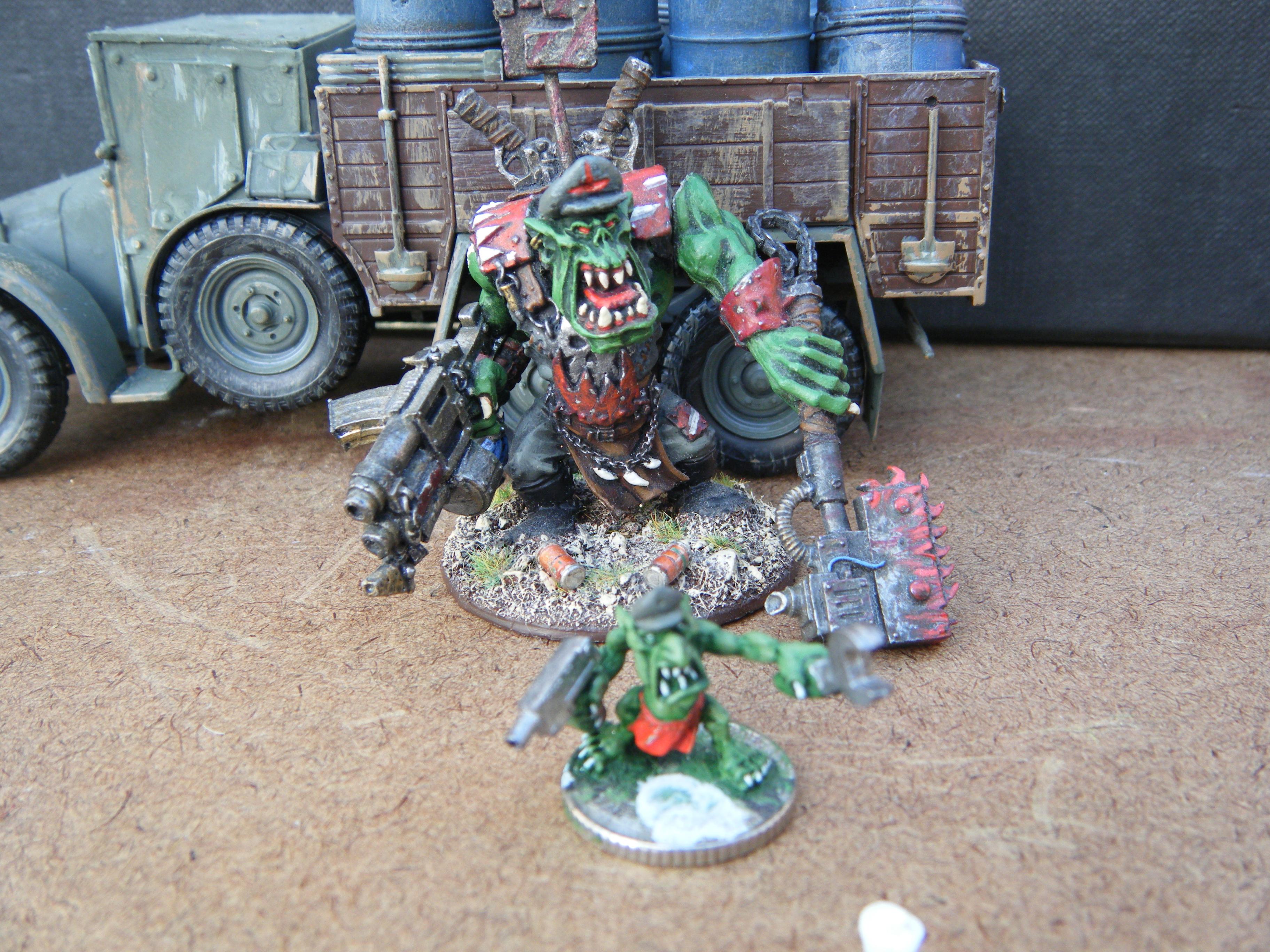 Blood Axe, Grots, Nob, Orks