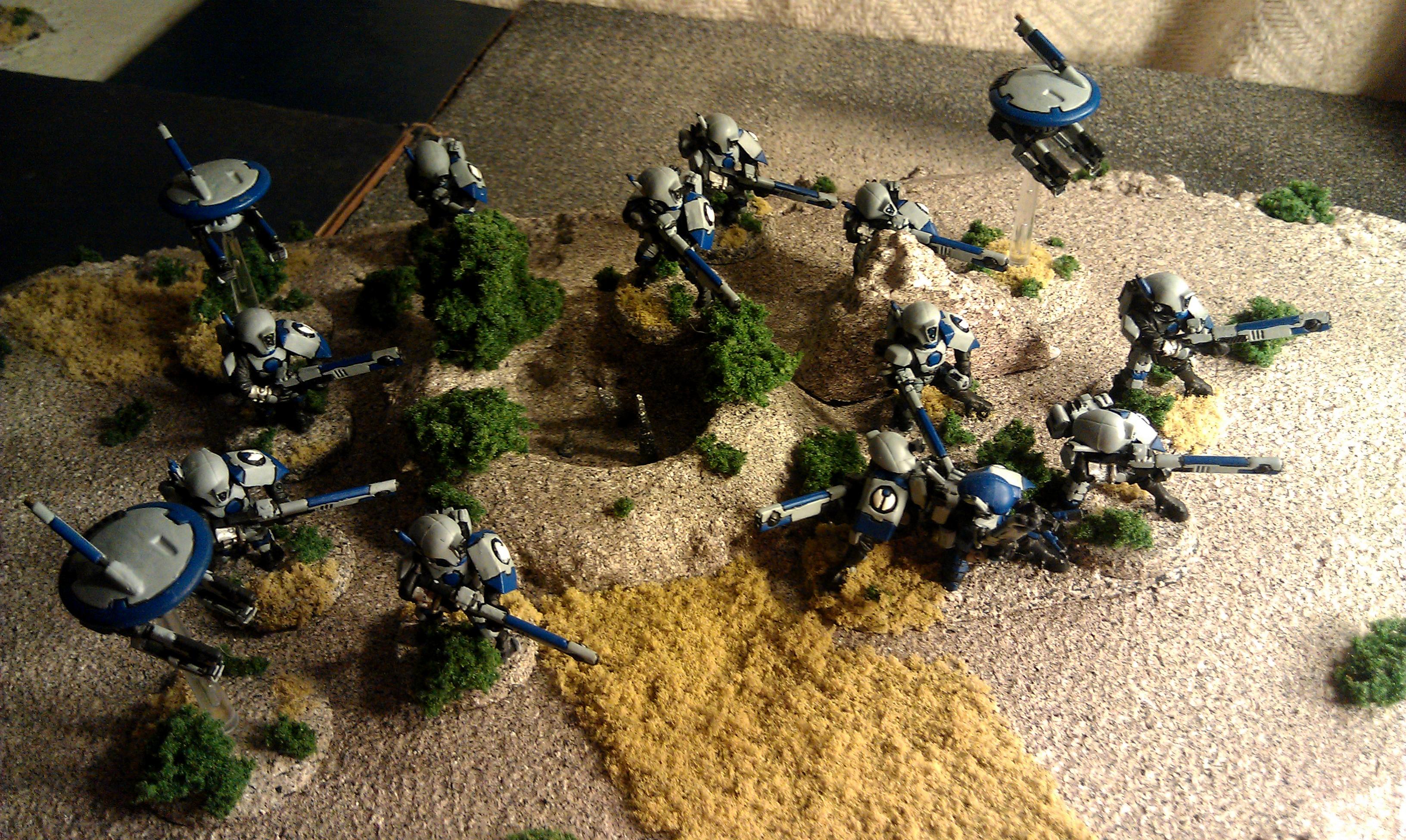 Crisis Battlesuit, Devillfish, Fire Warriors, Stealth, Tau, Xv25, XV8