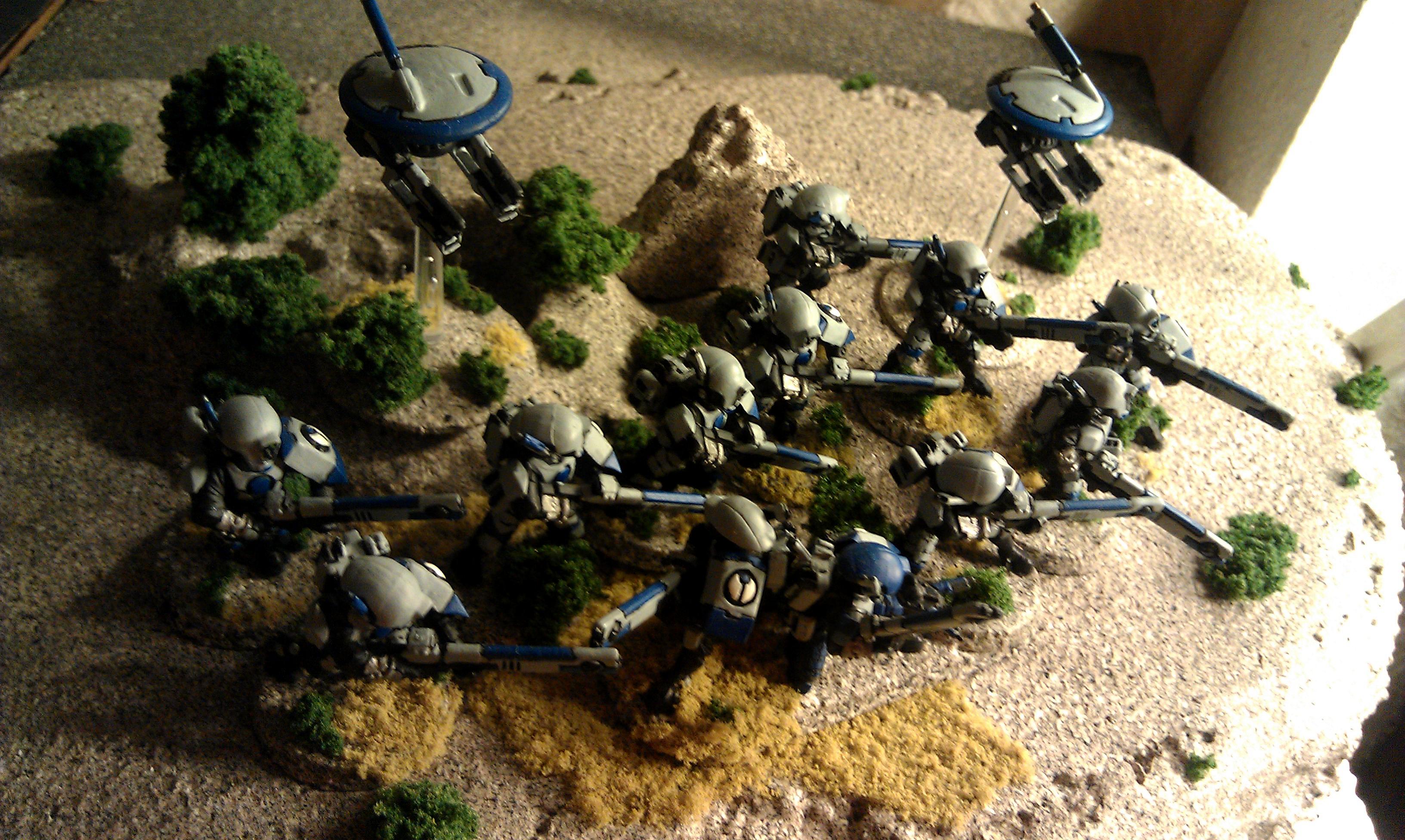 Crisis Battlesuit, Devillfish, Fire Warriors, Stealth, Tau, Xv25, XV8
