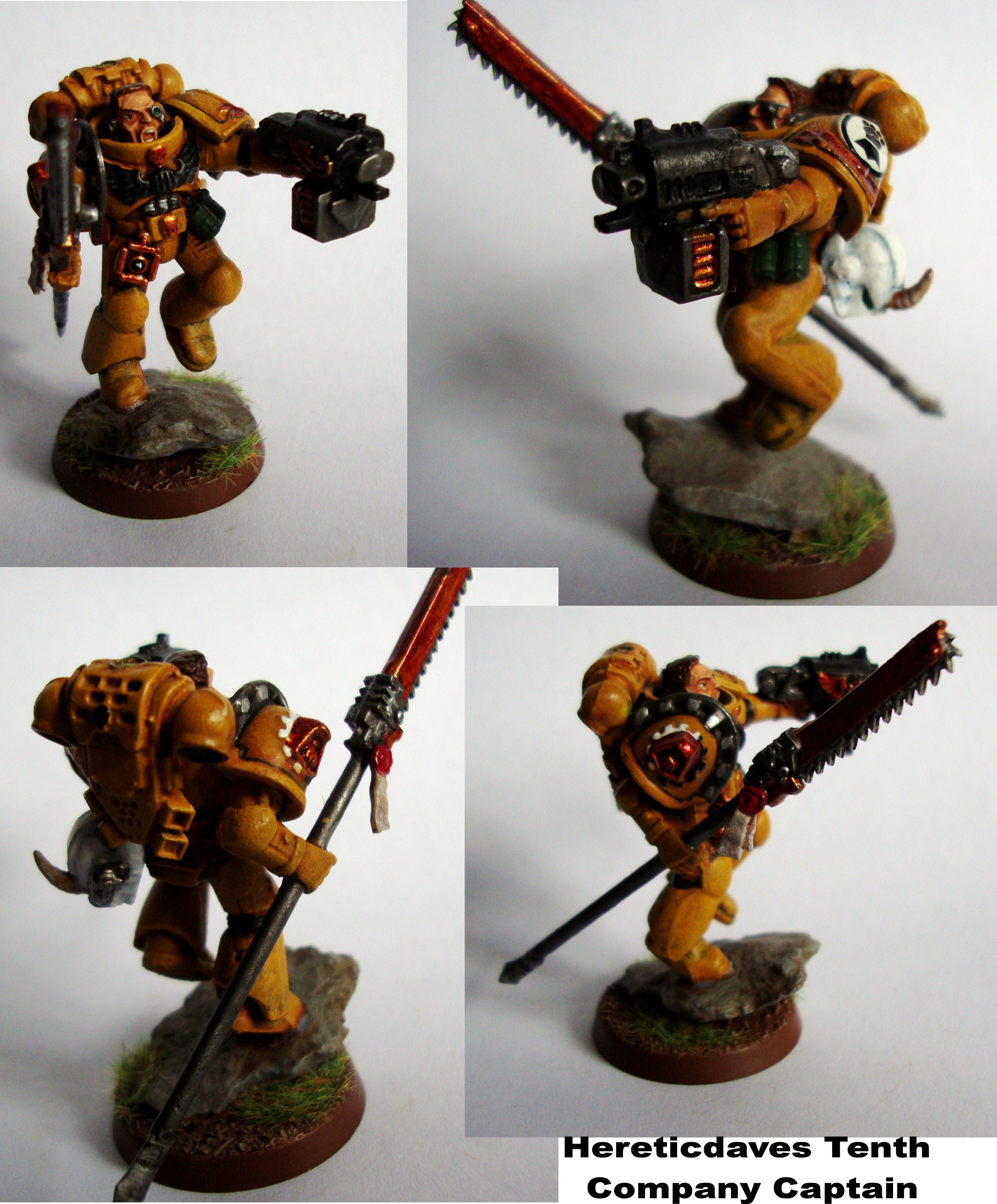 Captain, Imperial Fists, Scout Company, Space Marines, Tenth Company