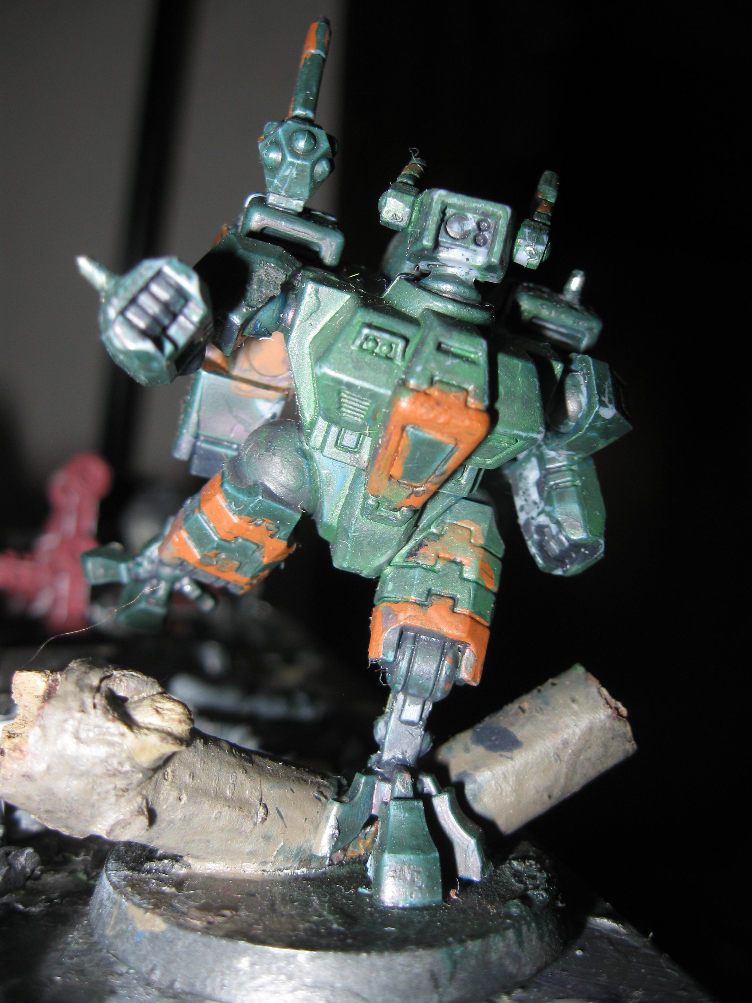Battlesuit, Fireknife, Jungle, Missile Pod, Plasma Rifle, Tau