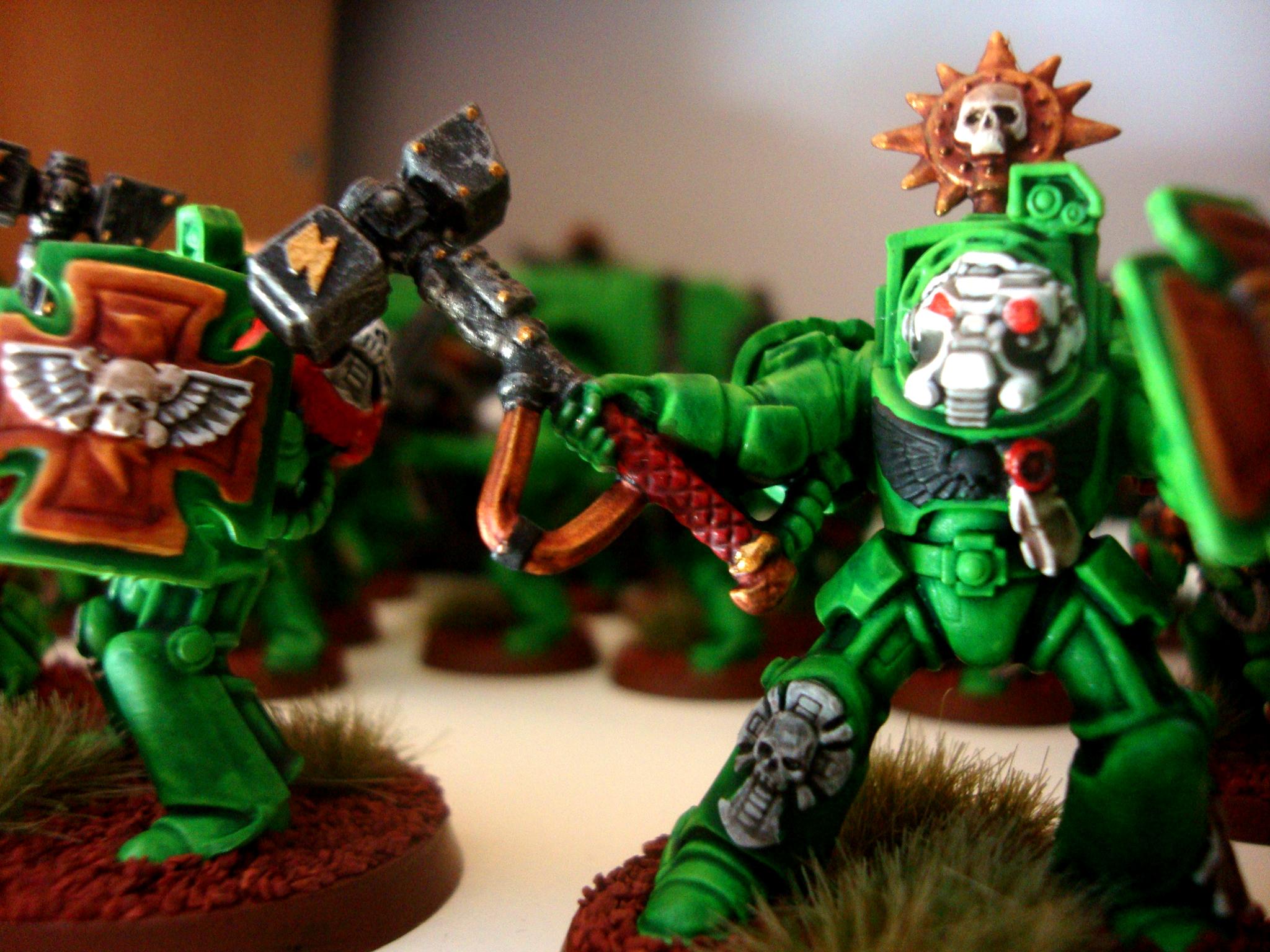 Space Marine Sons Of Medusa Terminator Assault Thunder Hammer Storm Shield