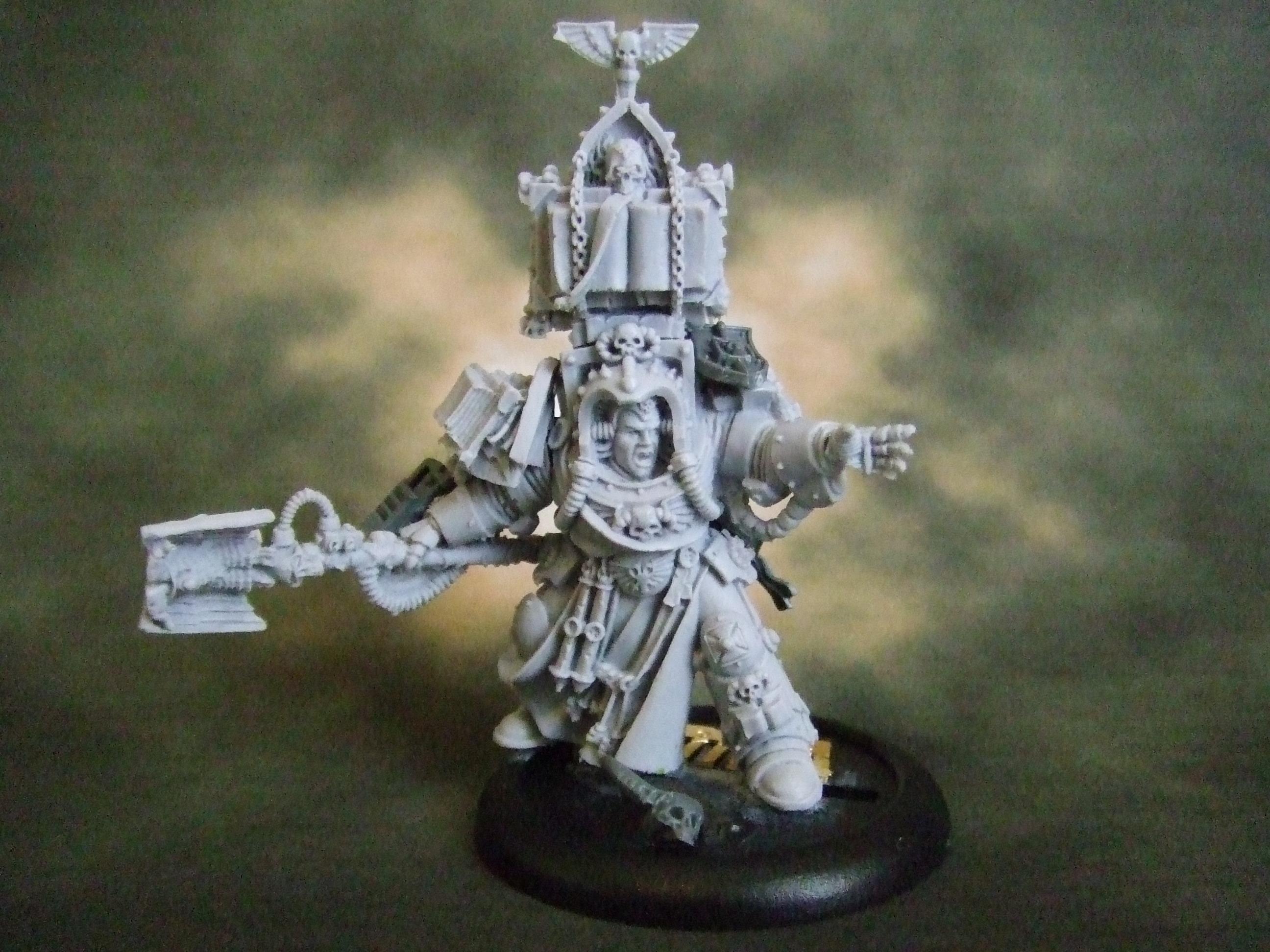 Finecast, Gk, Grey Knights, Librarian, Space Marines, Terminator Armor