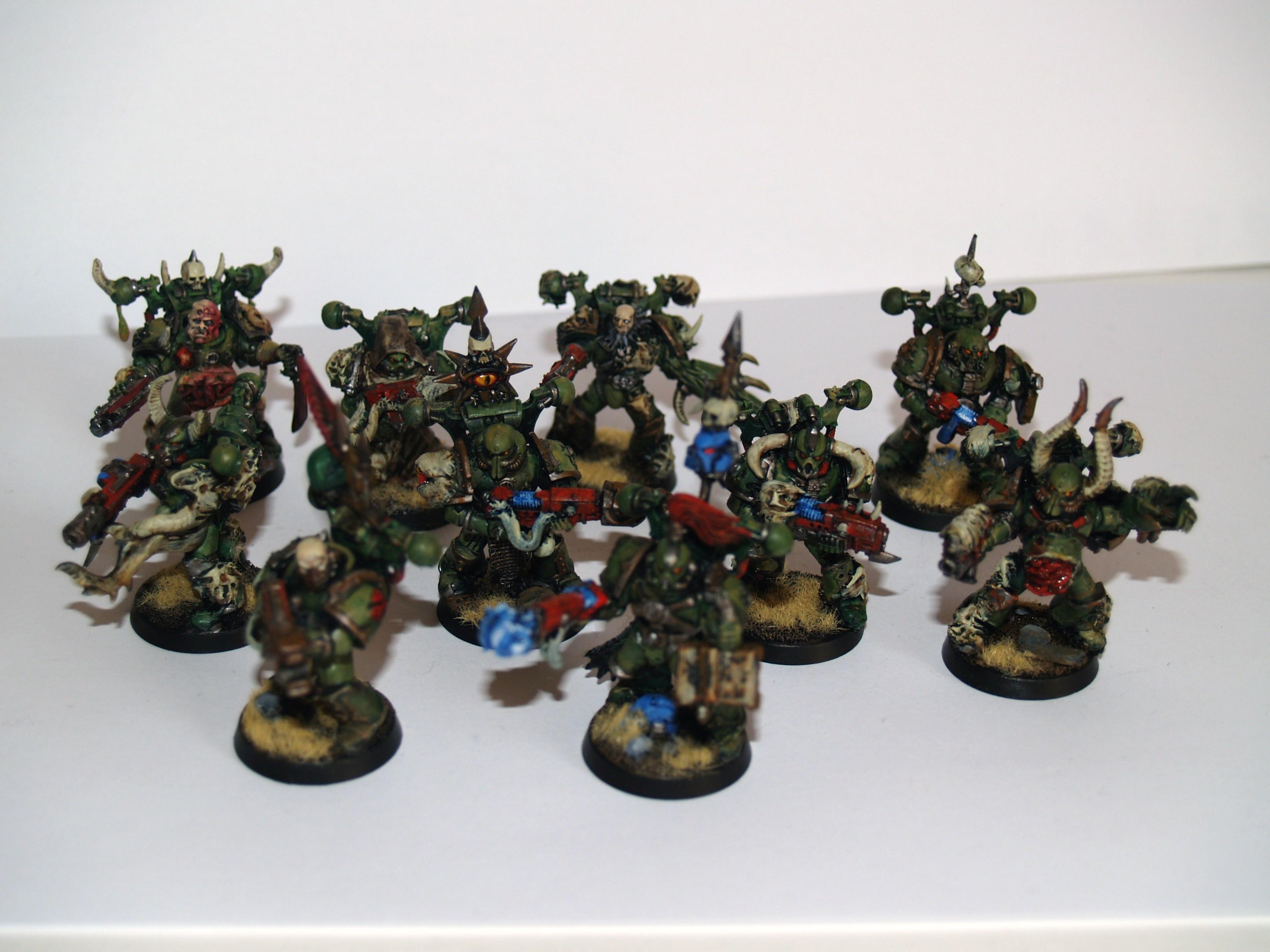 Chaos Space Marines, Conversion, Nurgle, Plague Marines
